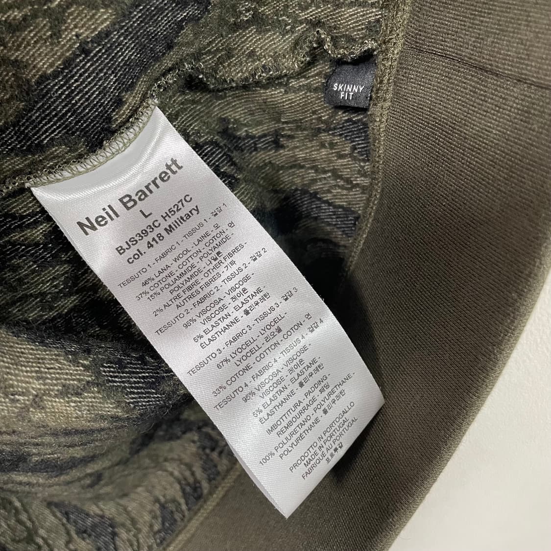 닐바렛(Neilbarrett) 카모 밀리터리 맨투맨 WK-0553 상품이미지3