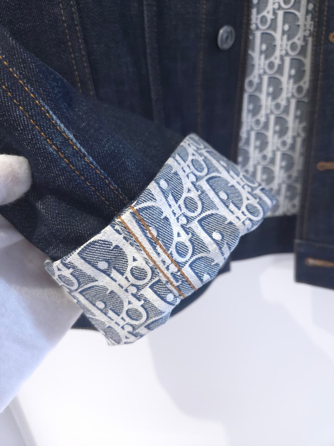 [새상품급] 디올 오블리크 데님 청자켓 48Size 상품이미지7