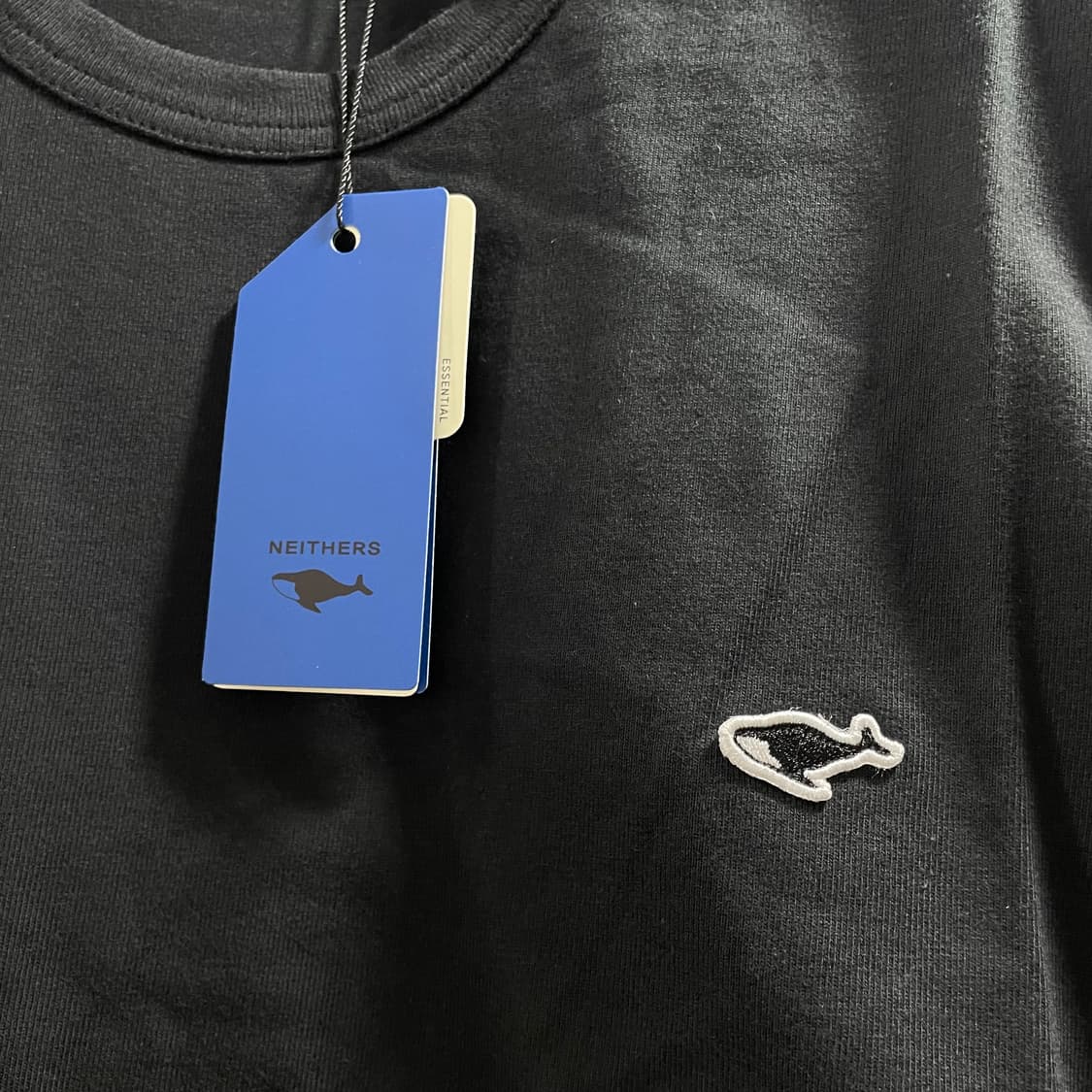 네이더스/ 체스트 로고 반팔티셔츠 블랙/ 4 상품이미지6