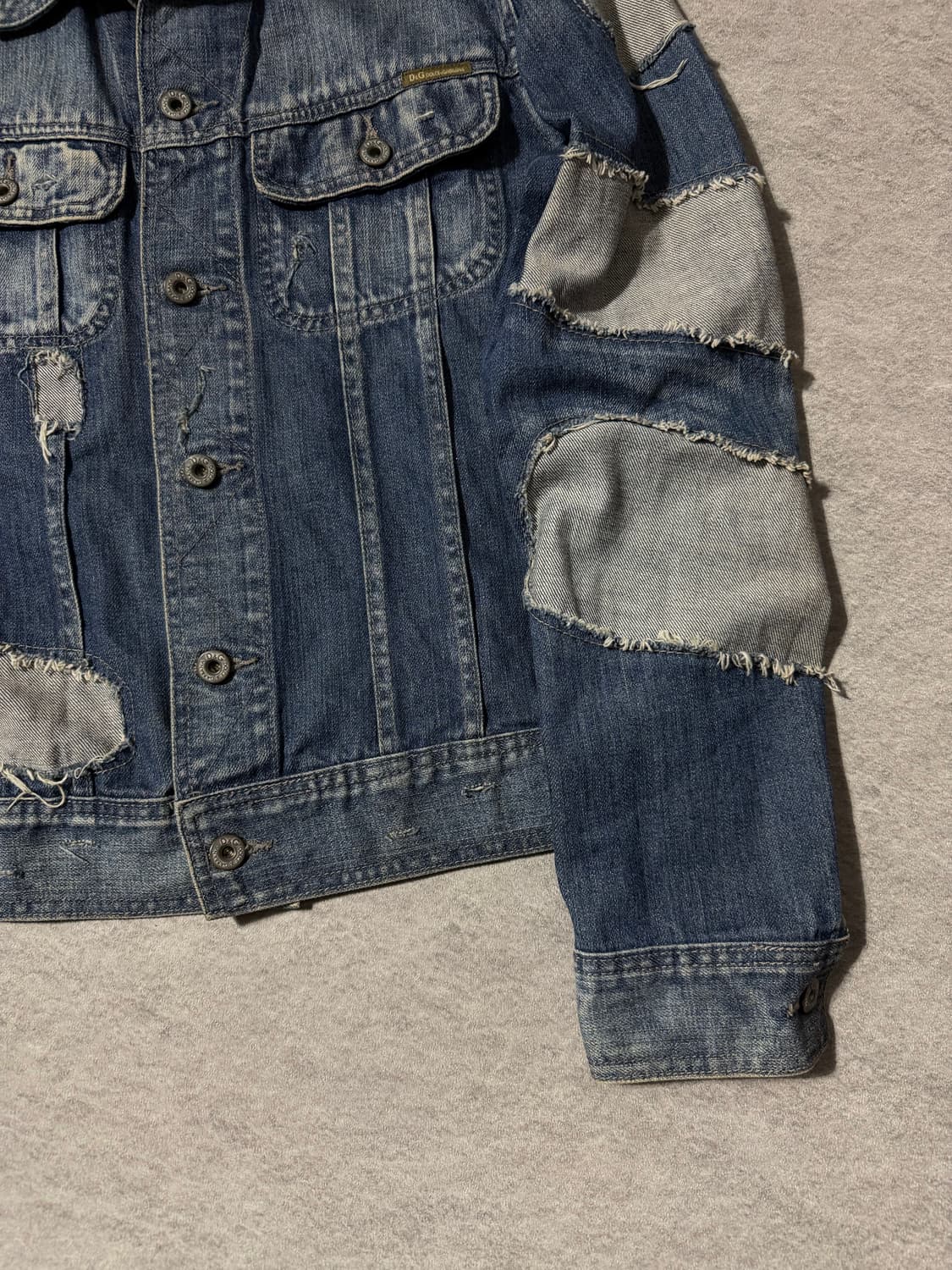 04AW 돌체앤가바나 디스트로이드 데님자켓 상품이미지4
