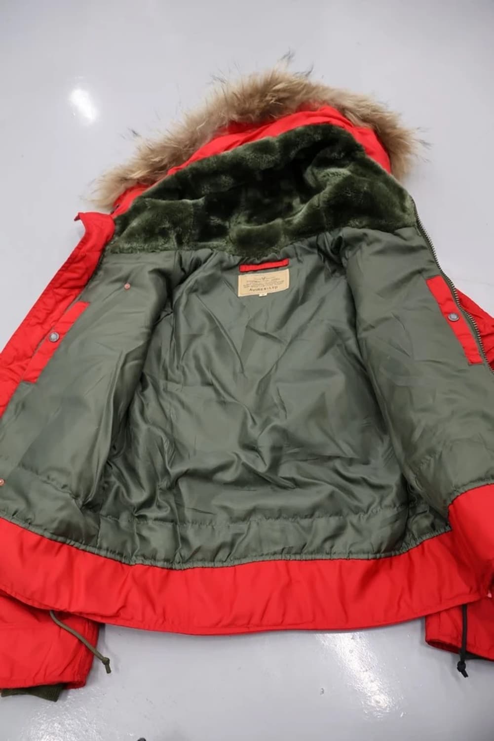 00's AVIREX Fur Hood Military Parka 상품이미지5