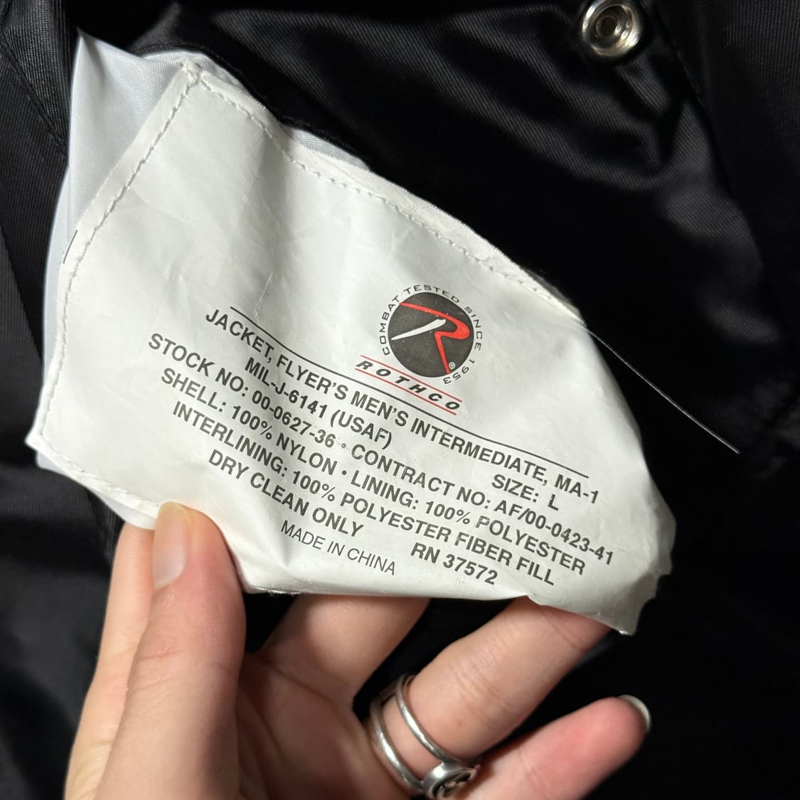 VTG 빈티지 리버시블 Ma-1 플라이트 자켓 버건디 상품이미지5