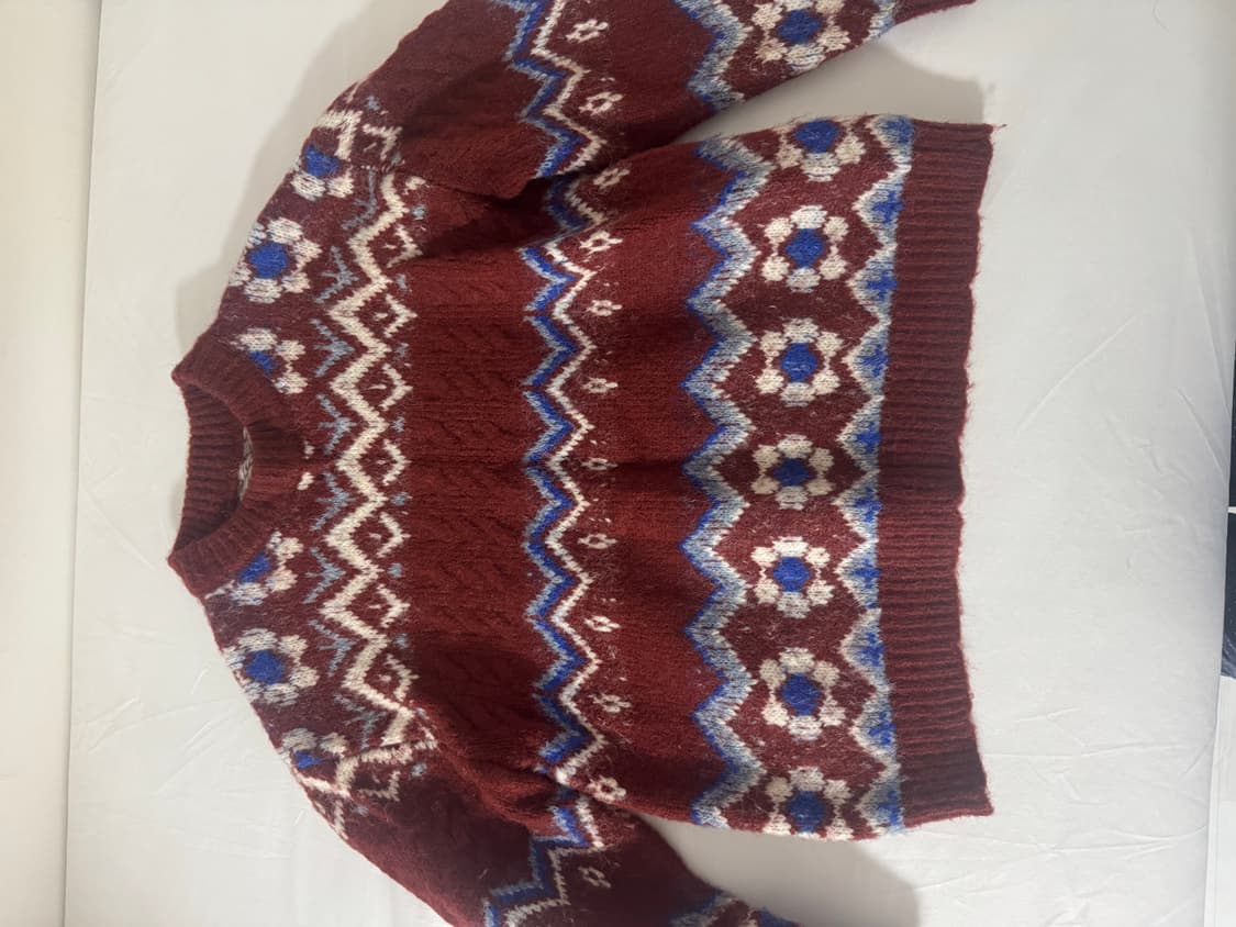 버건디빈티지  니트  상품이미지1