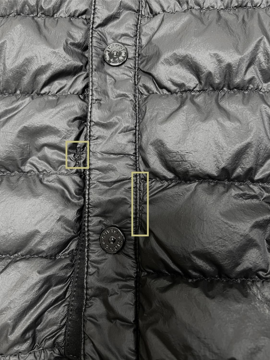 [L] 스톤아일랜드 가먼트 다이드 마이크로얀 다운 셔츠 블랙 상품이미지10