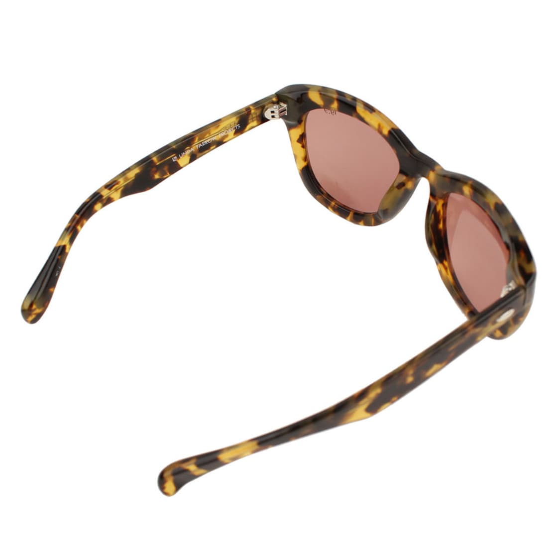 린다페로우 레오파드 패턴 핑크 렌즈 선글라스 상품이미지3