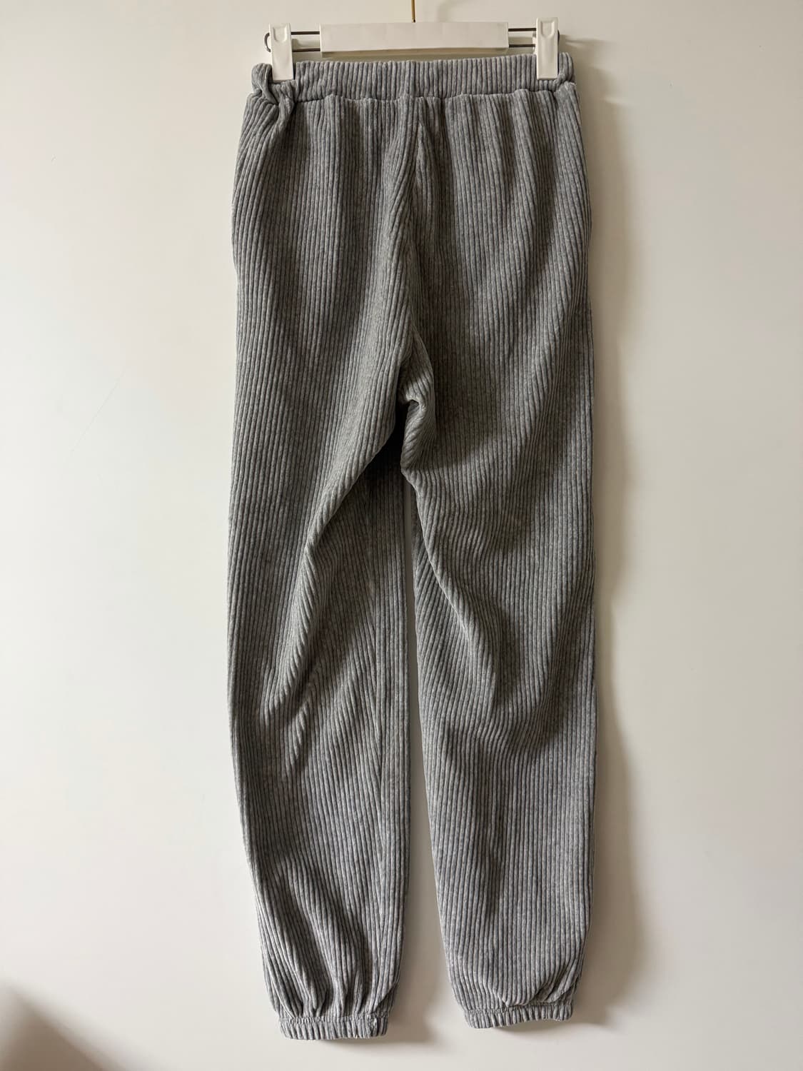 새상품 여자 벨벳 조거팬츠 (그레이) 상품이미지5