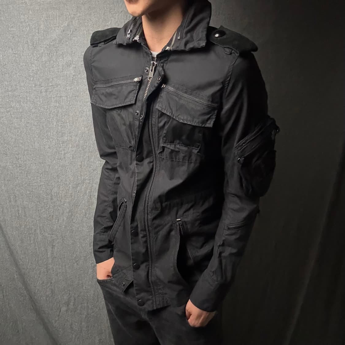 L.G.B. 멀티 지퍼 본디지 자켓 상품이미지3