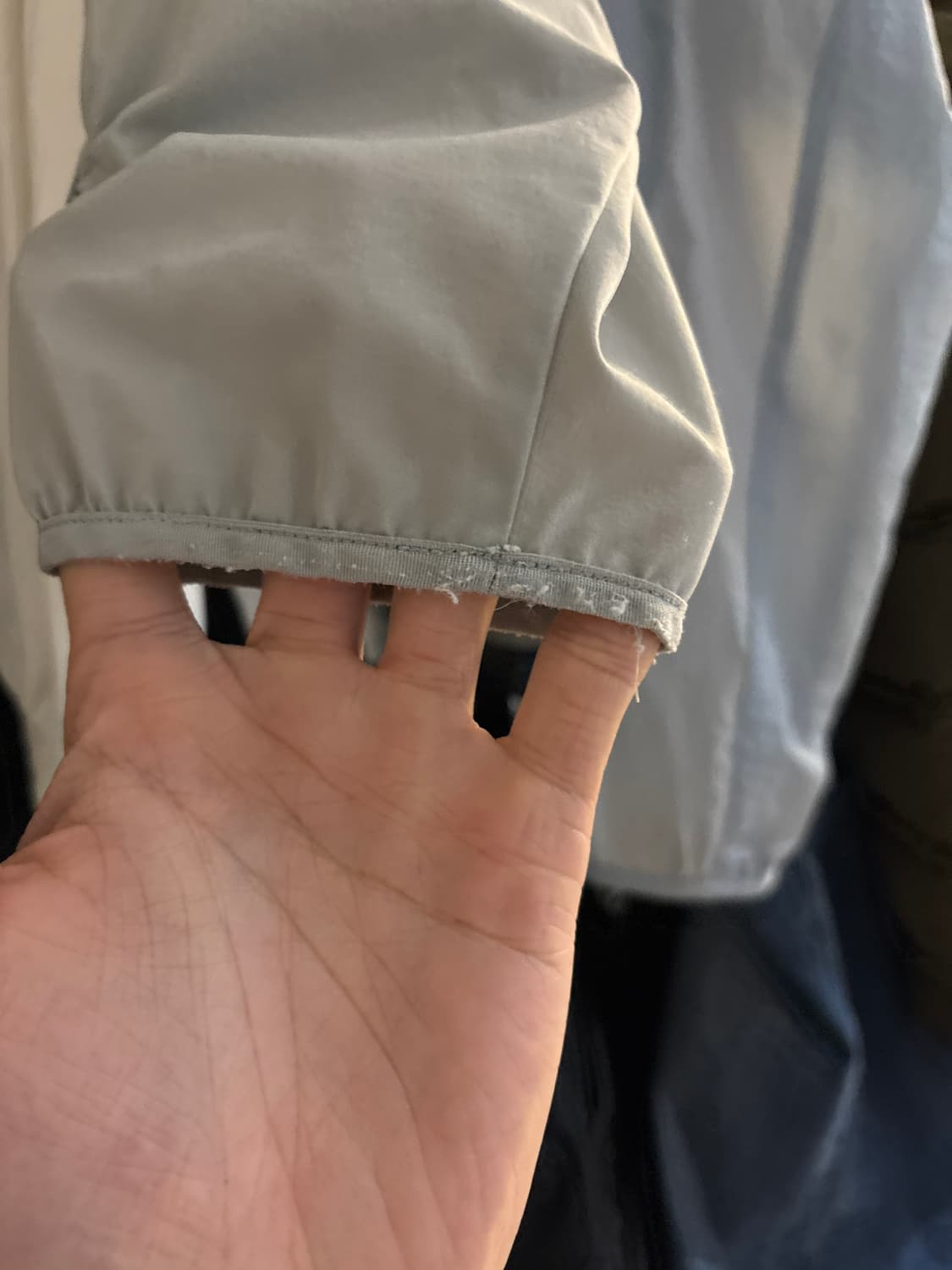 산산기어 러닝 자켓 스카이블루 23SS 상품이미지4