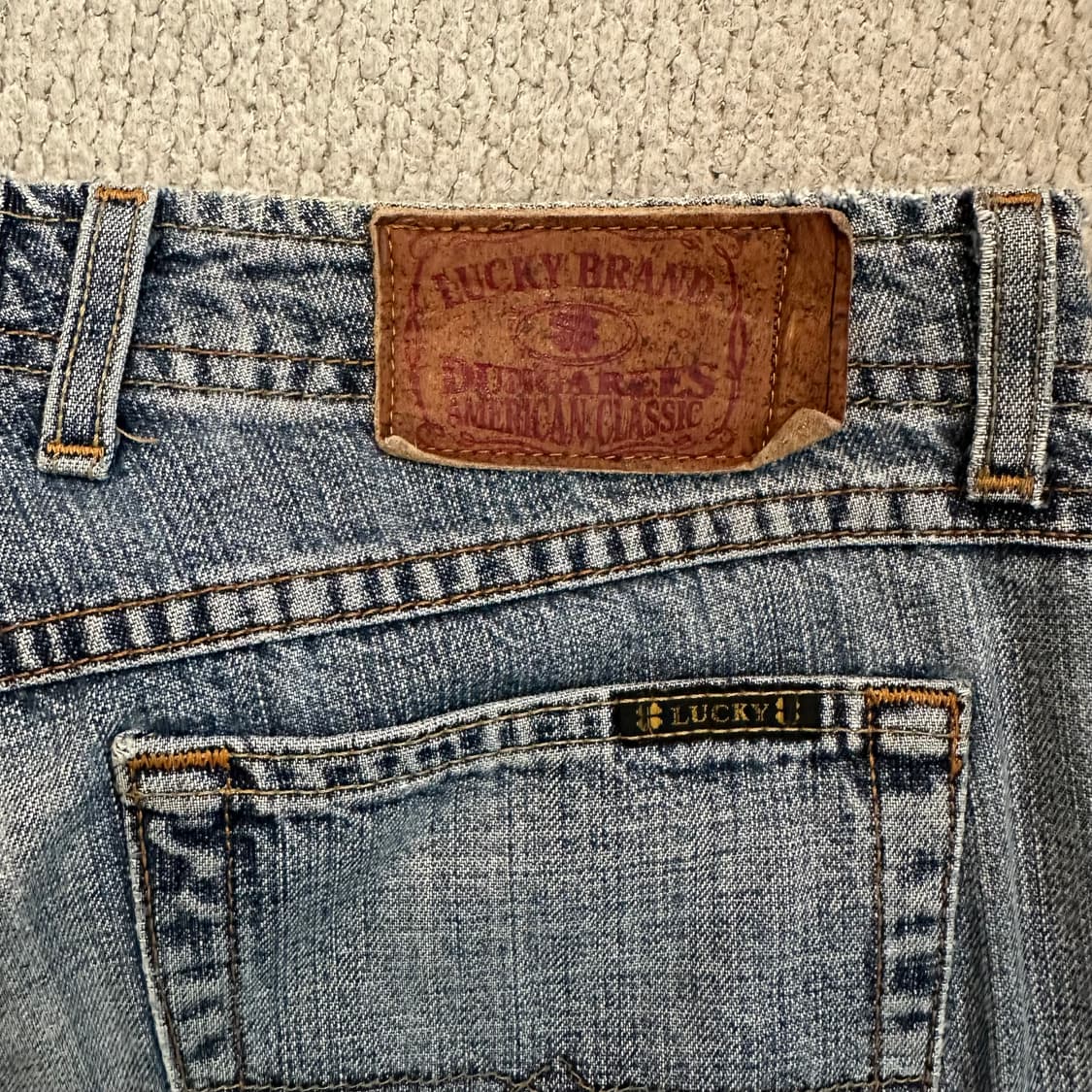 90s USA Lucky Brand 부츠컷 데님 상품이미지9