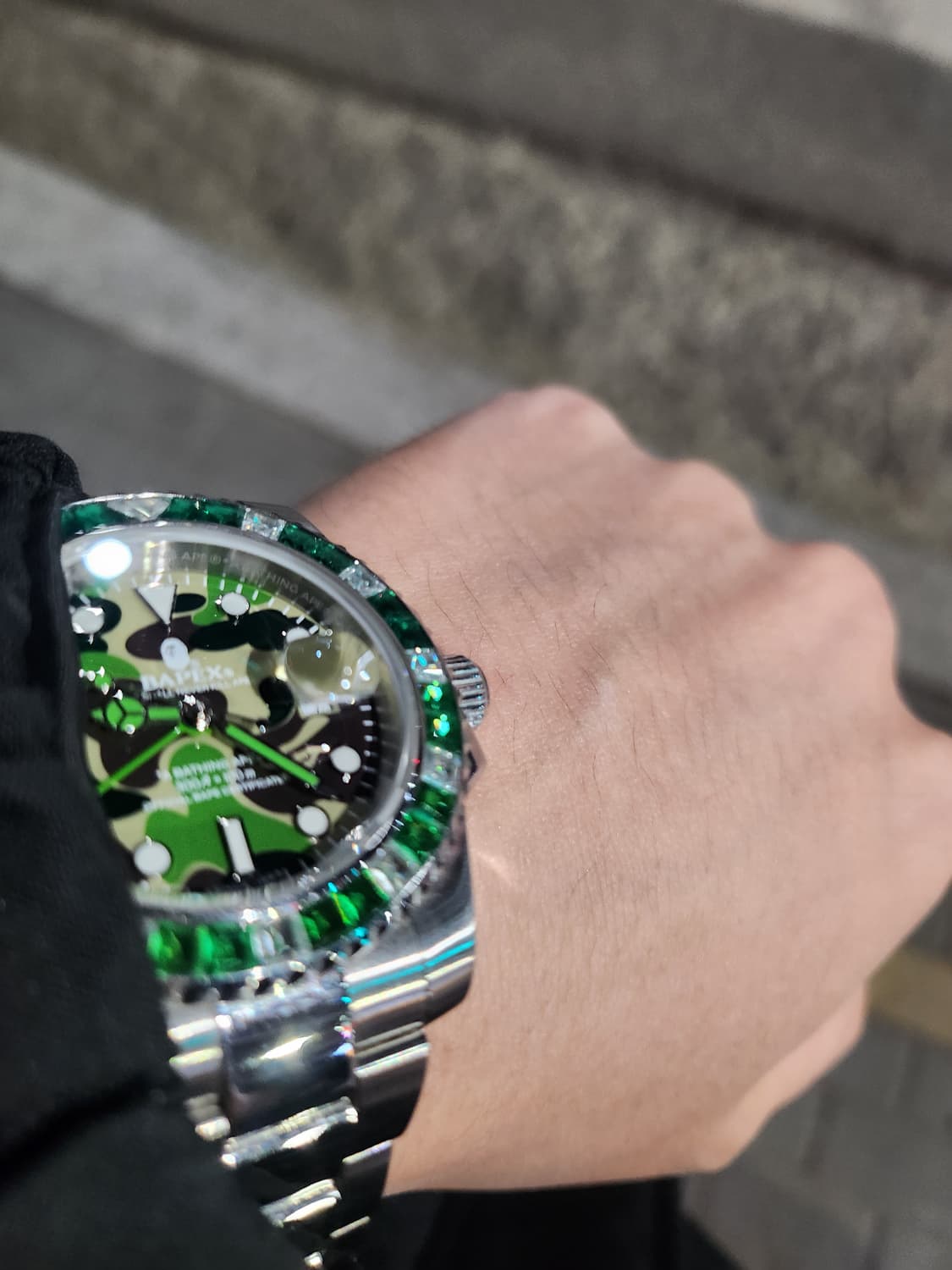 베이프 베이펙스 타입2 크리스탈 시계 상품이미지2