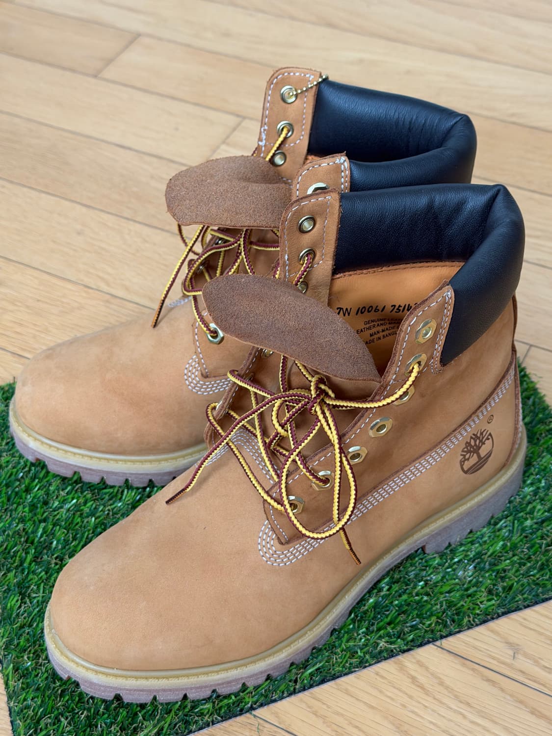 팀버랜드 프리미엄 6인치 워터프루프 부츠 위트 누벅 - 와이드 상품이미지1