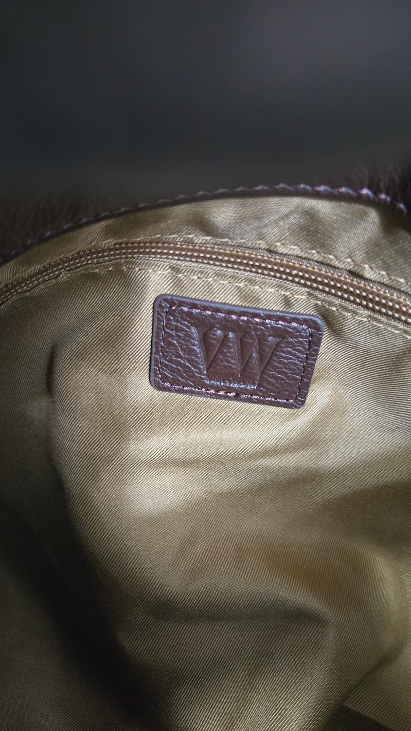 베라왕 상태 최상 샹스 빅백 숄더백 호보백 브라운 상품이미지8