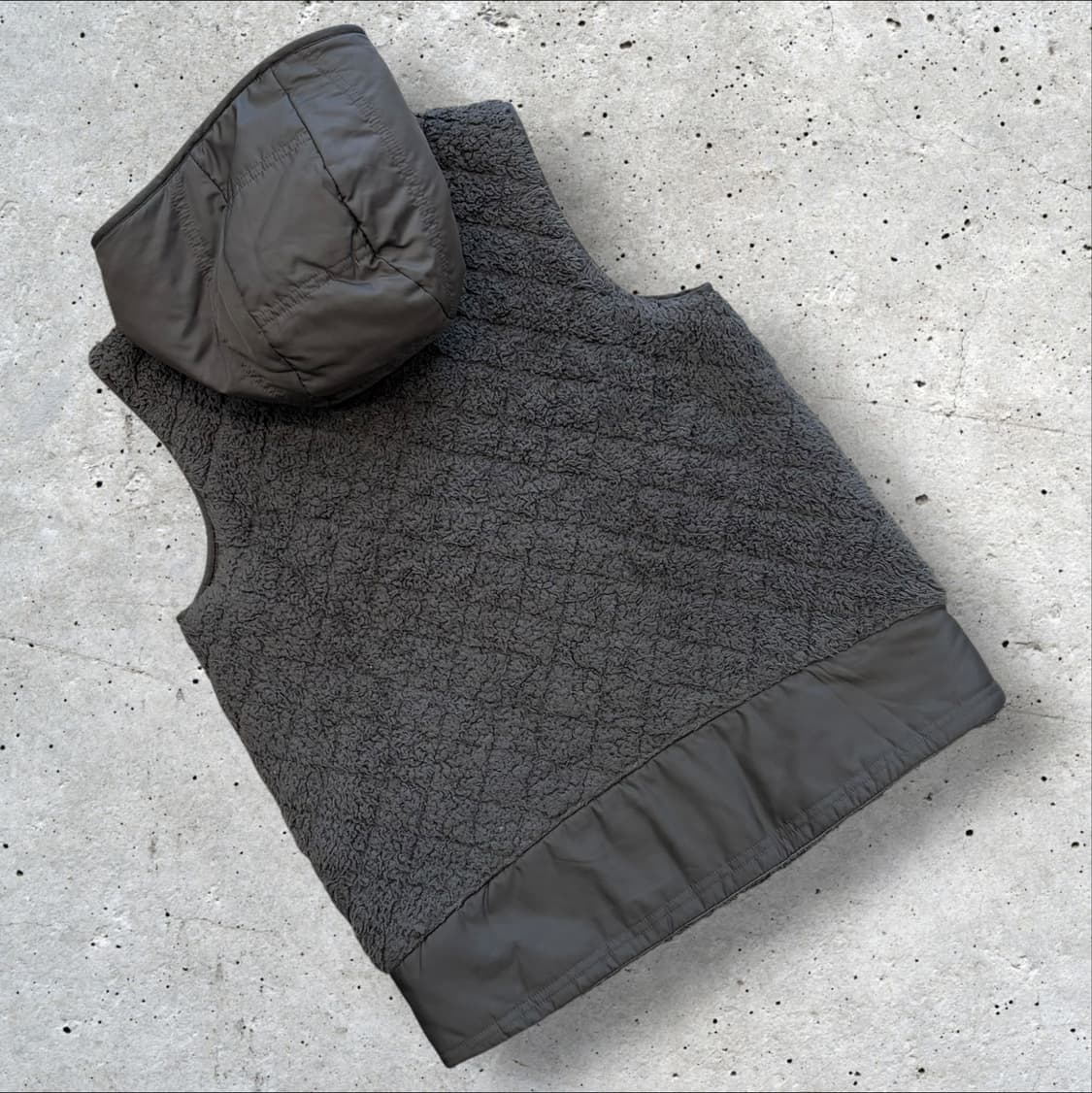 [S] 16s 파타고니아 리버시블 후리스 후드 조끼 베스트 D383 상품이미지4