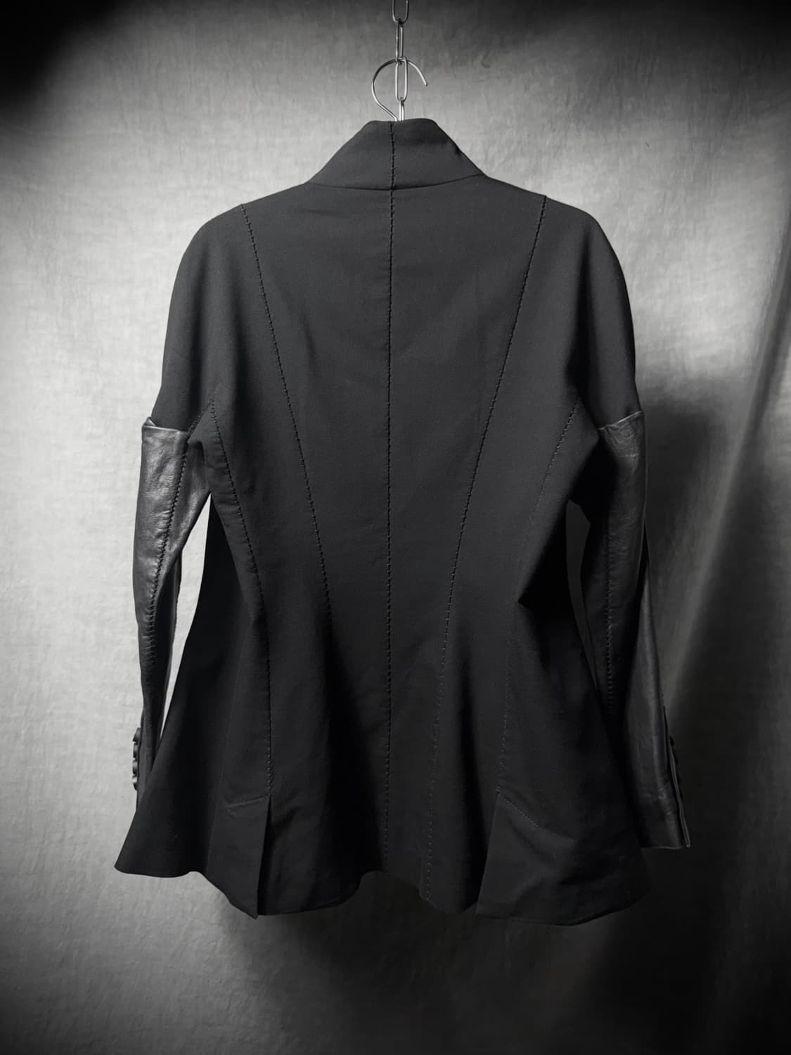 Masnada Leather Sleeve Hand Seam Jacket 상품이미지1