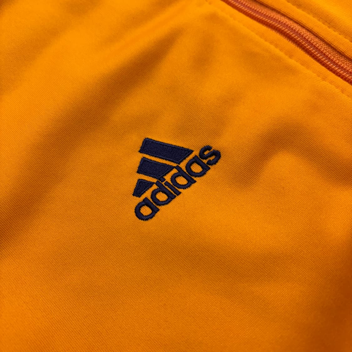 [100] 00s 아디다스 풋볼 패티드 오렌지 삼선 트랙 자켓 B808 상품이미지4