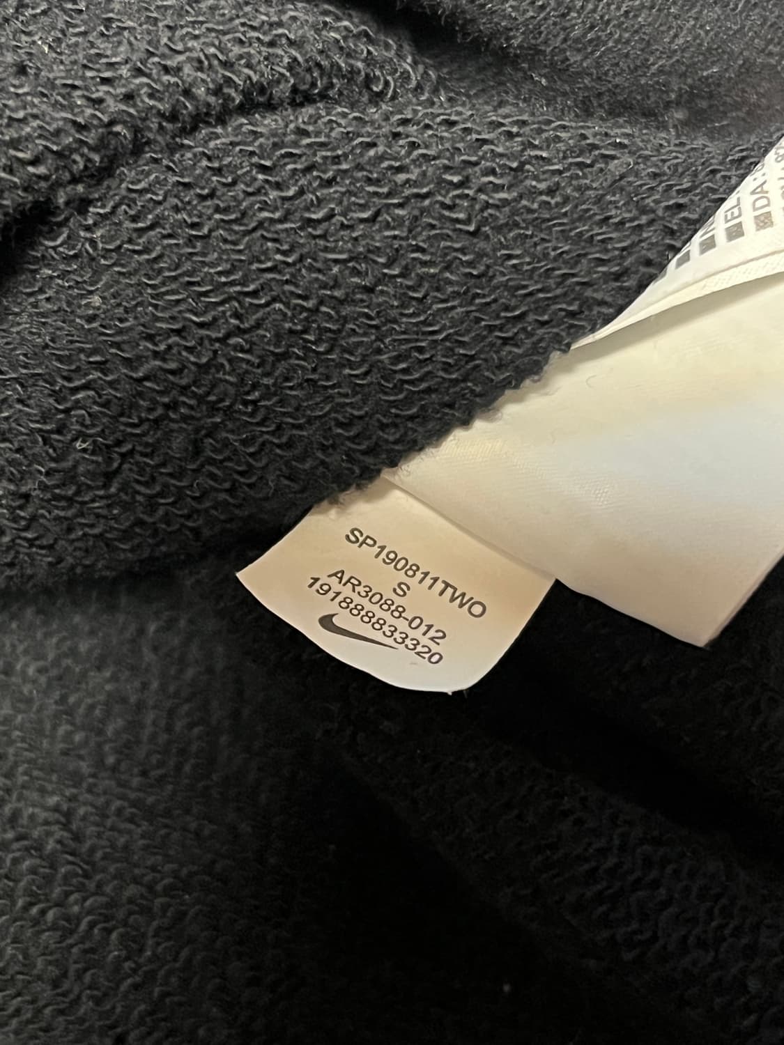 나이키 빅스우시 맨투맨 S 블랙 상품이미지5