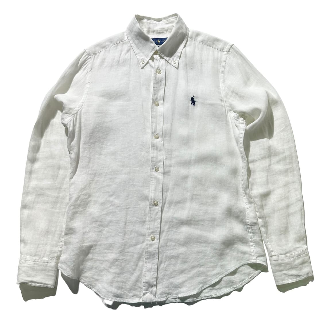 폴로 랄프로렌 린넨 셔츠 화이트 상품이미지1