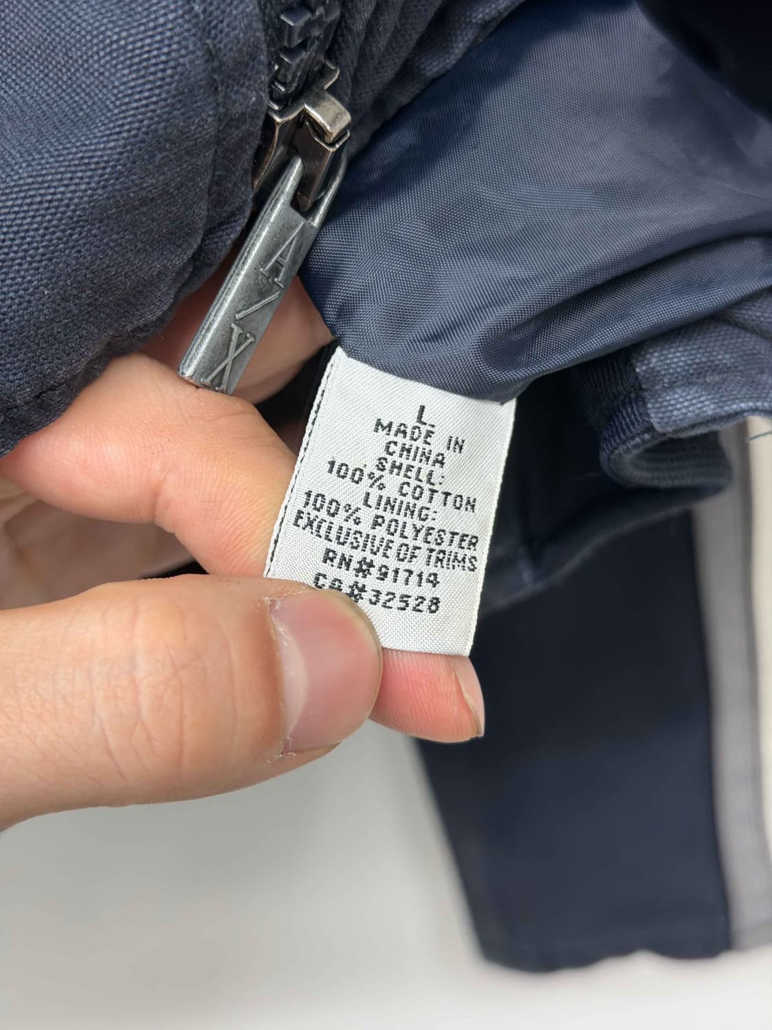 90s 아르마니 익스체인지 코튼 바이커자켓 상품이미지6