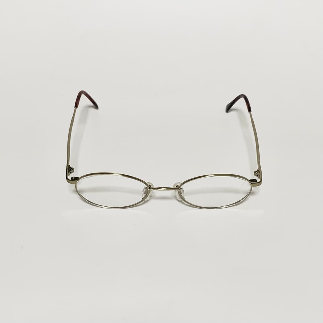 822 데드스탁 픽키 소형 골드 호피 라운드 오벌 프레임 빈티지안경 상품이미지2