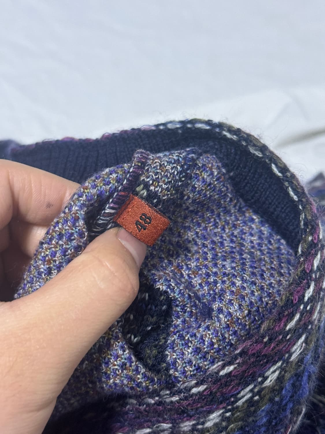 미쏘니 케이블 니트 가디건 상품이미지5