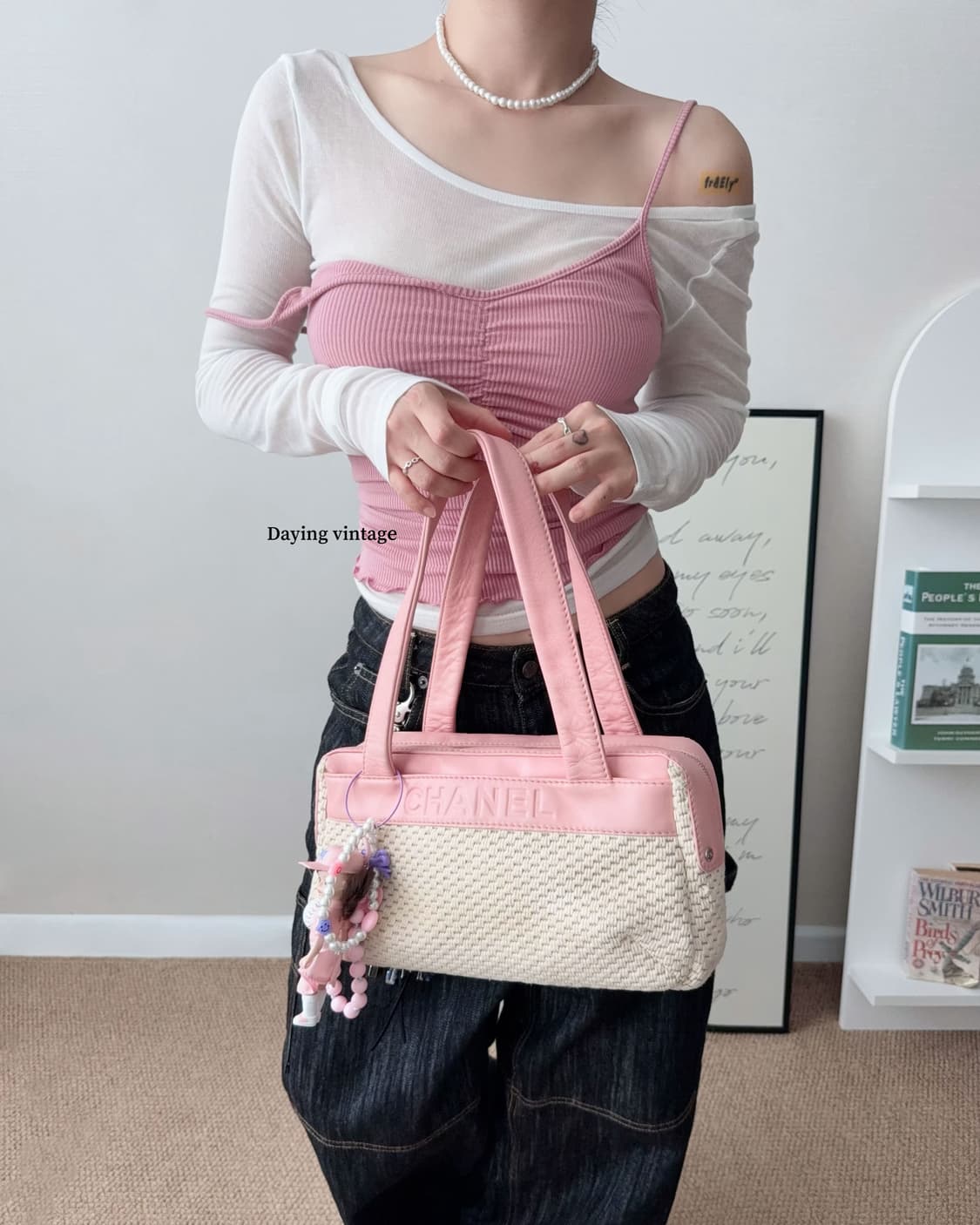 샤넬 라탄 숄더백 상품이미지3