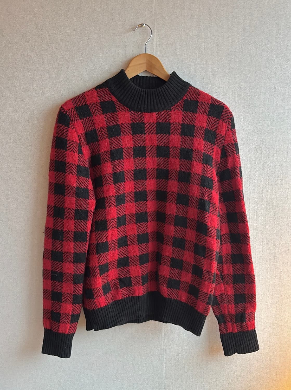 14FW Hedi Slimane Buffalo Check Sweater 상품이미지3