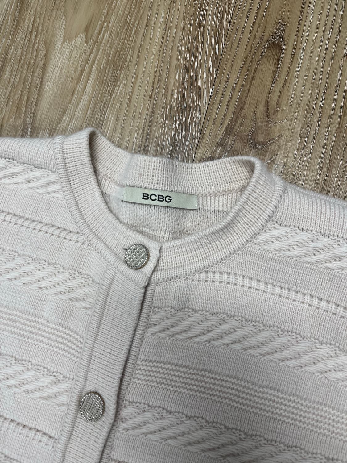 BCBG 케이블 가디건 상품이미지2