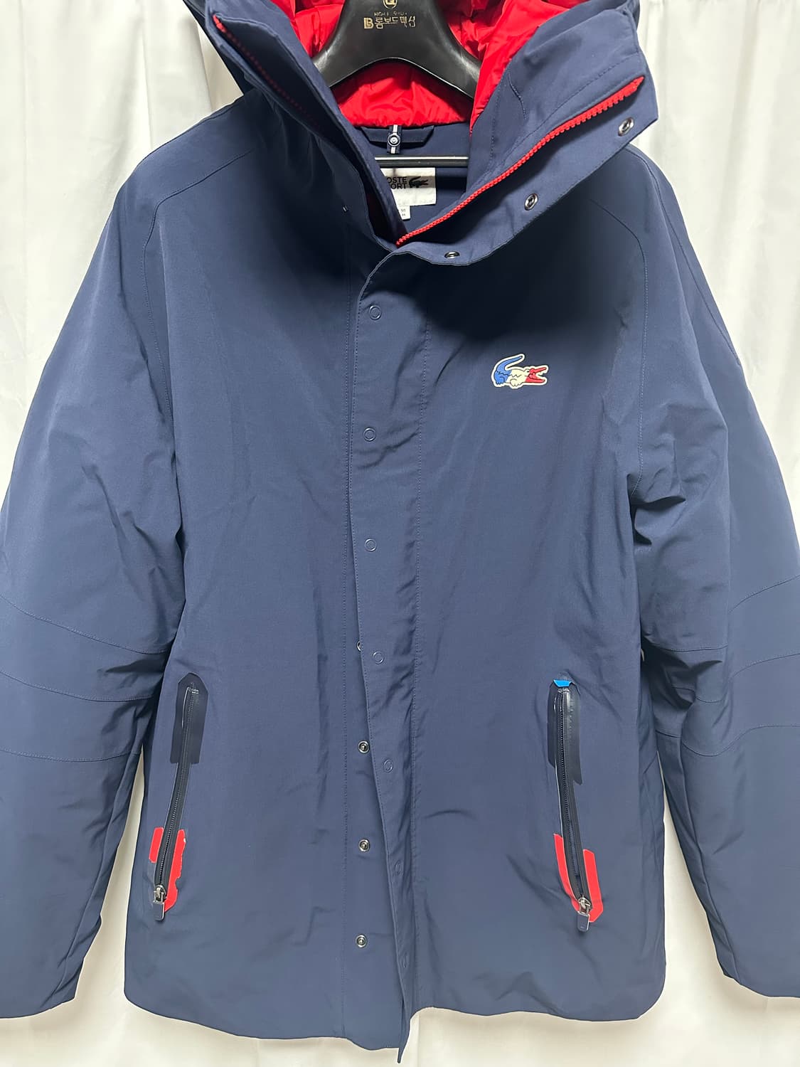 no.180 라코스테 신형 하이넥후드 패딩 점퍼xl 상품이미지2