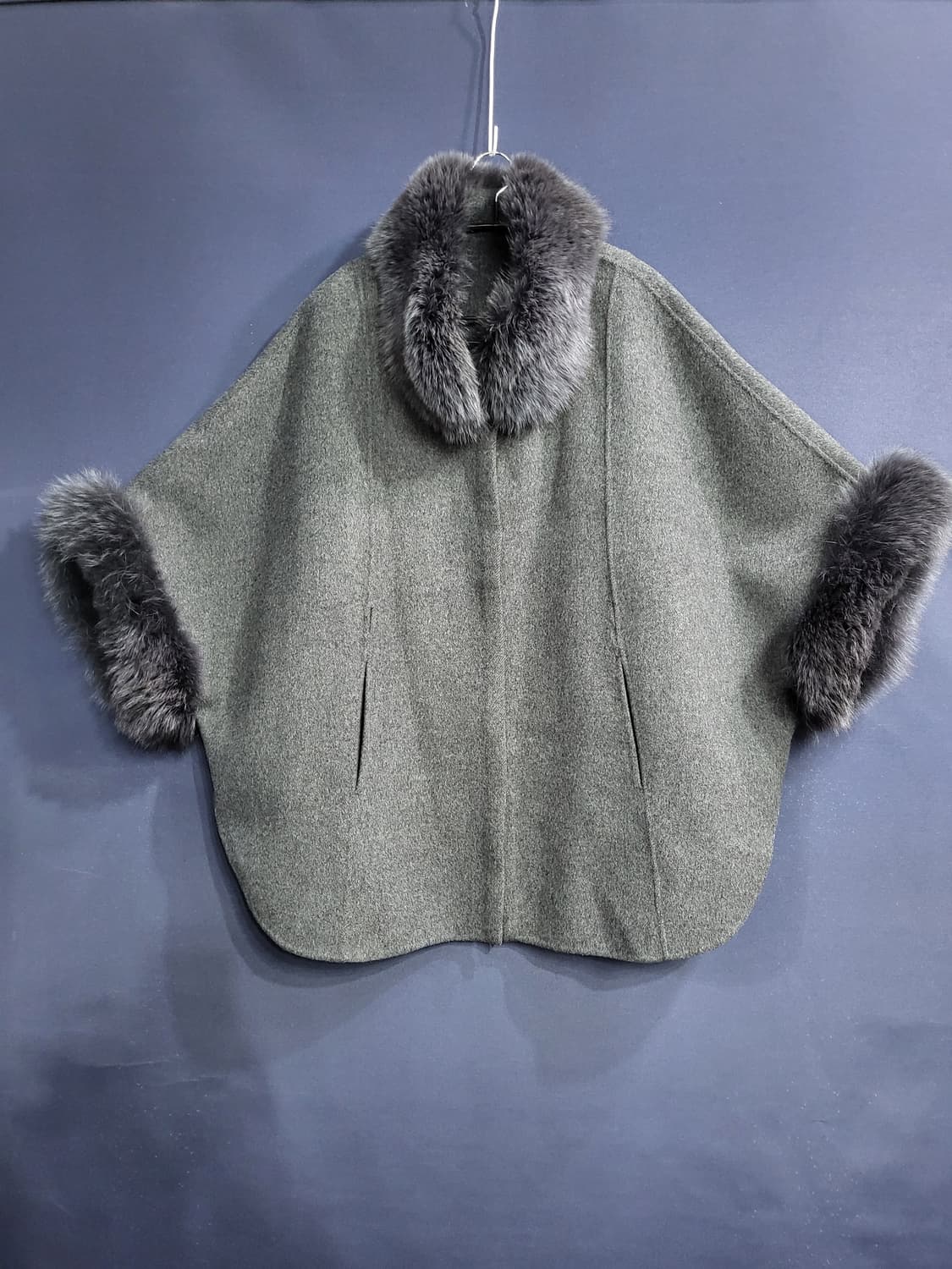 폭스 울 캐시이어 혼방 숄겸 가디건 상품이미지2