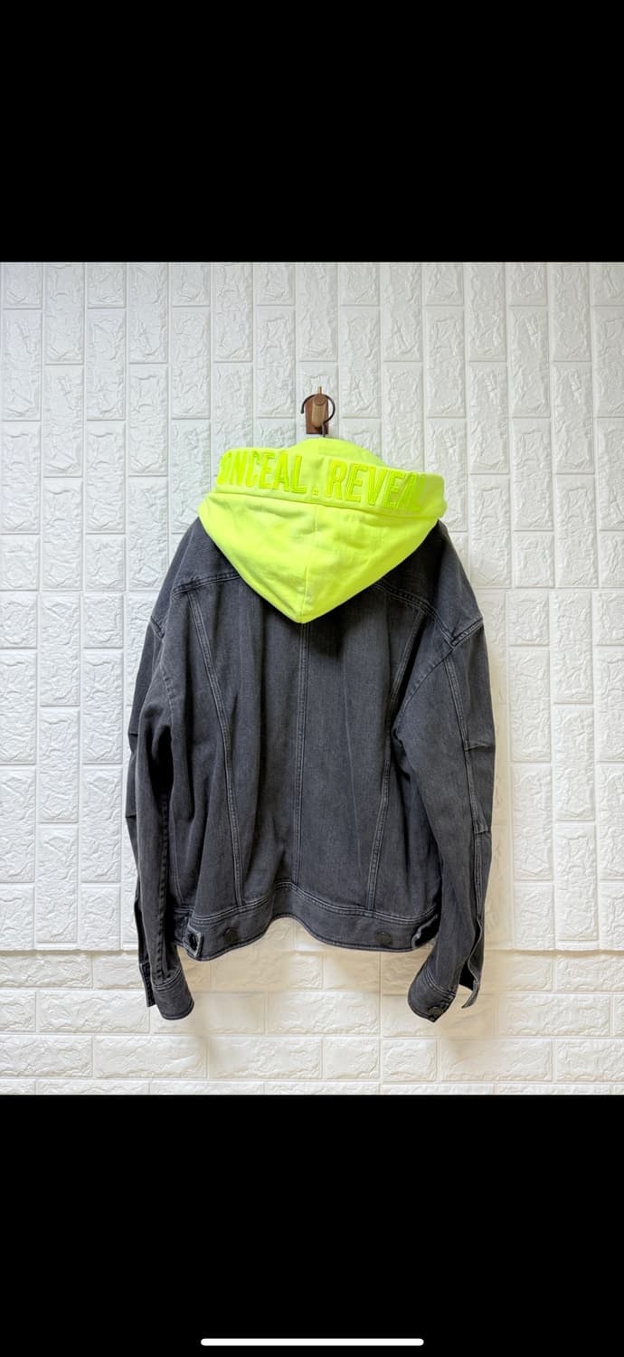 준지 형광 후드 흑청자켓(46 상품이미지2