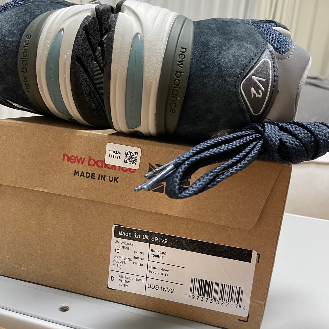 뉴발란스 991v2 네이비 280 상품이미지9