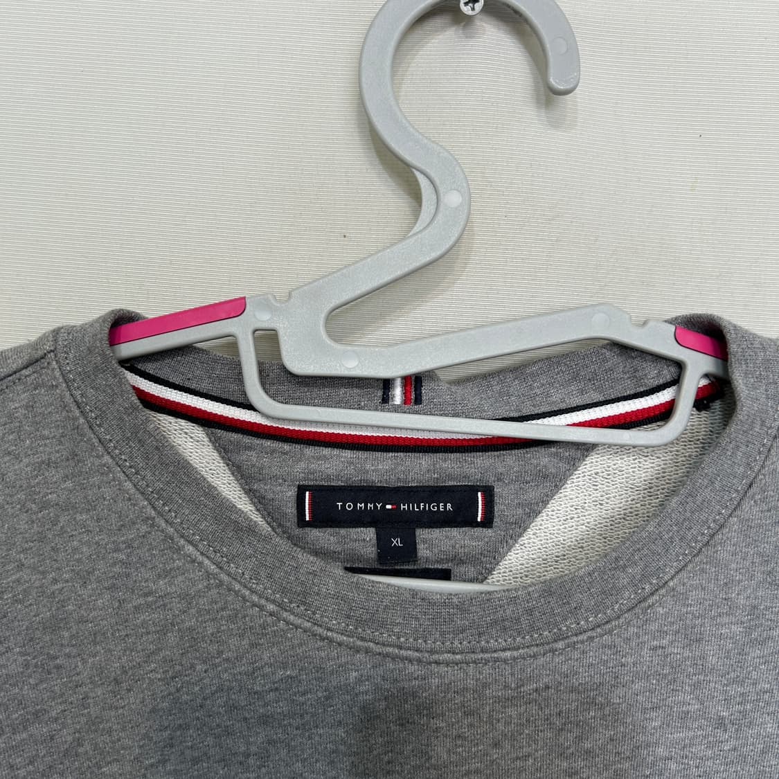 타미힐피거 남성 맨투맨 티셔츠 XL 그레이  상품이미지2