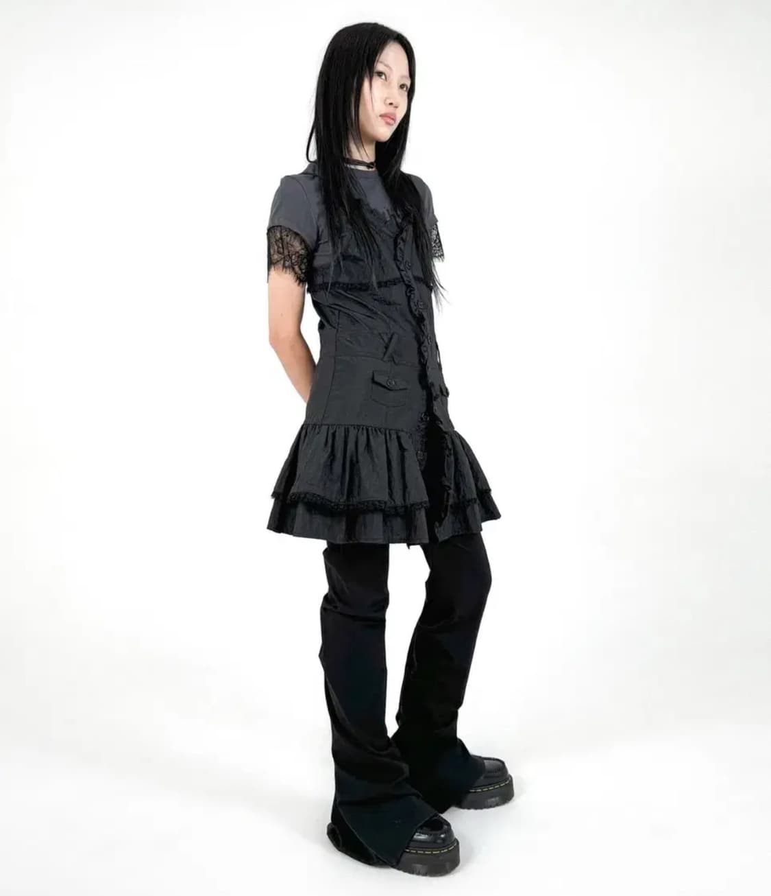 스틸레써디 ruffle button dress 원피스 상품이미지1