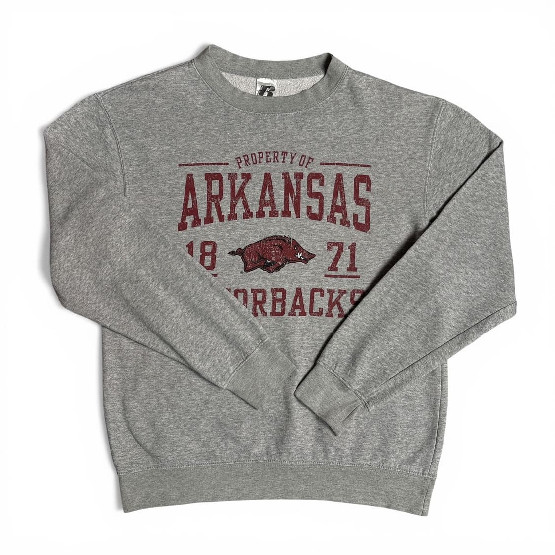 러셀애슬래틱 그레이 스웻셔츠 상품이미지2