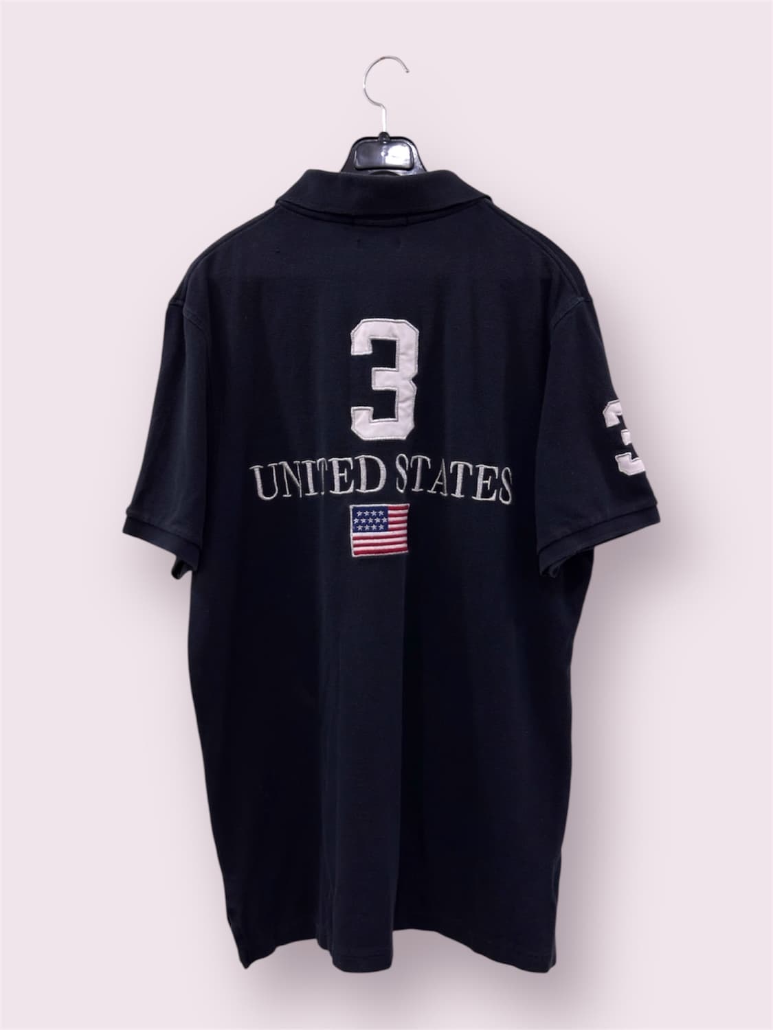 [XXL] 블링블링 메탈 자수 포니 폴로 반팔티 🇺🇸 상품이미지3