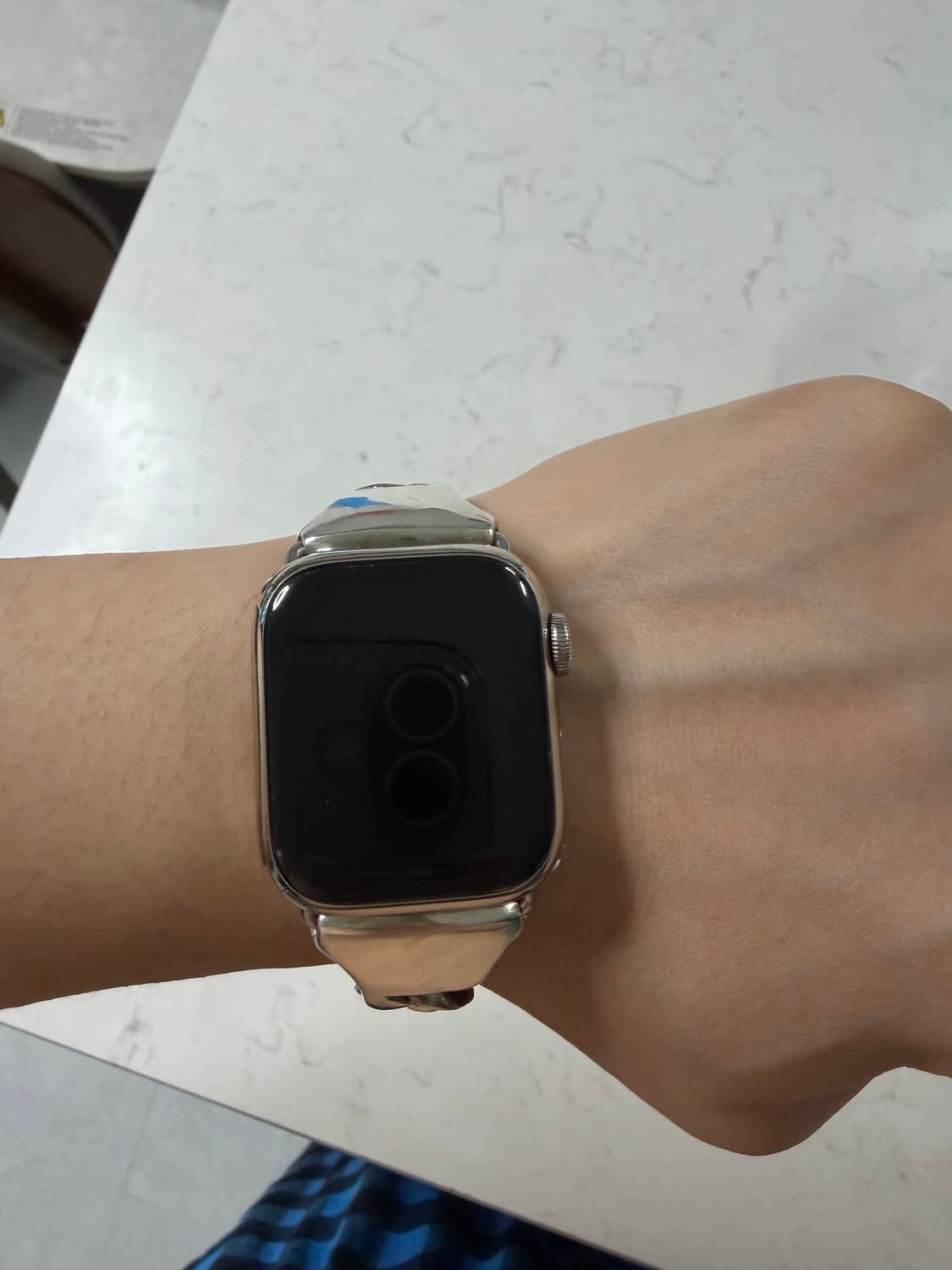 애플워치 925 실버 체인 스트랩 상품이미지1