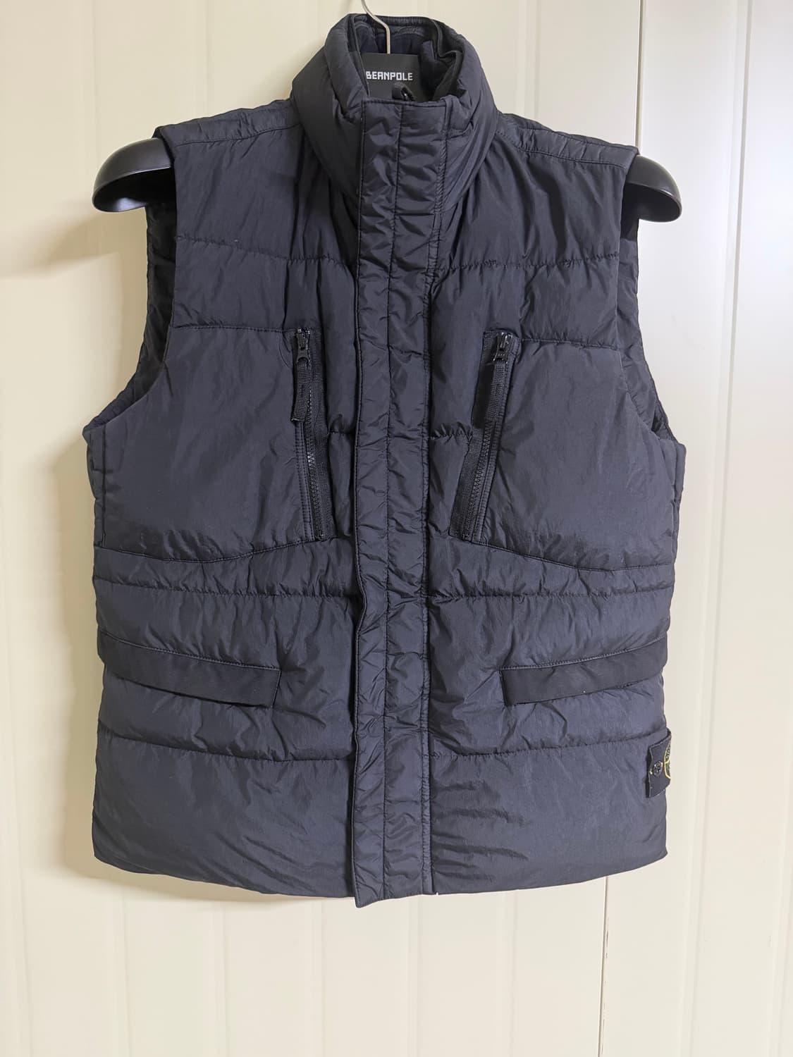 스톤아일랜드 크링클랩스 패딩조끼 블랙 L 상품이미지1