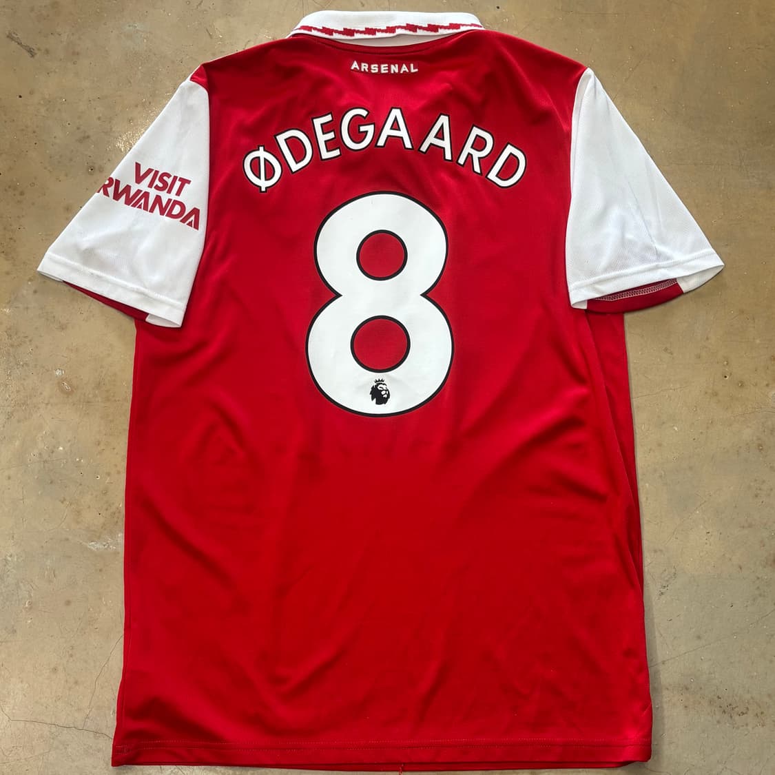 L 22-23 아디다스 아스날 홈 NO.8 외데고르 유니폼 상품이미지3