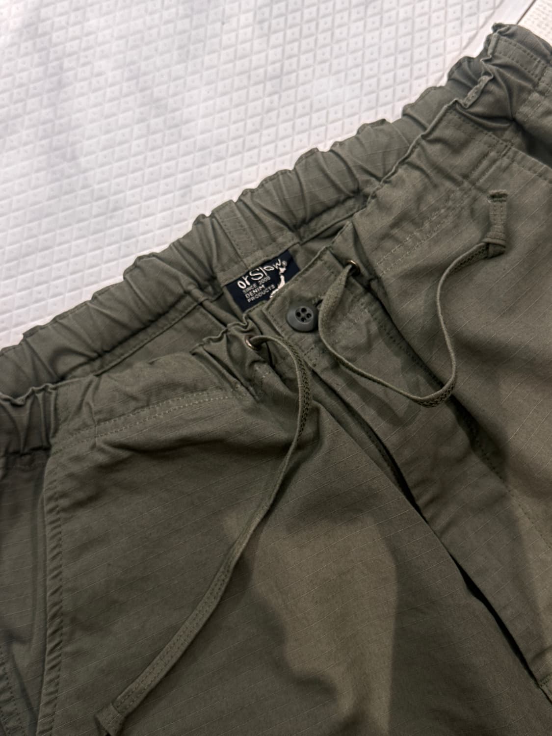Orslow 오어슬로우 카키 면바지 상품이미지3
