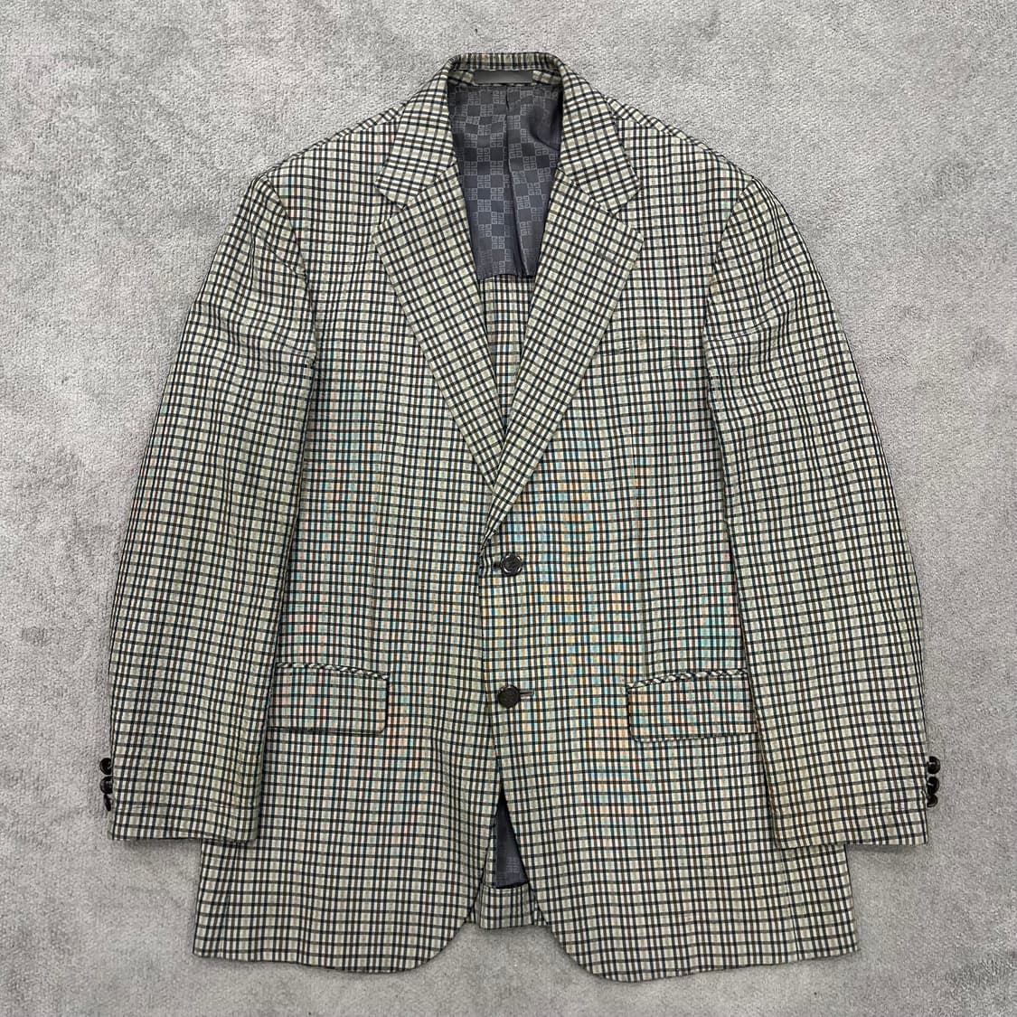 39R 지방시 체크무늬 블레이저 자켓 상품이미지1