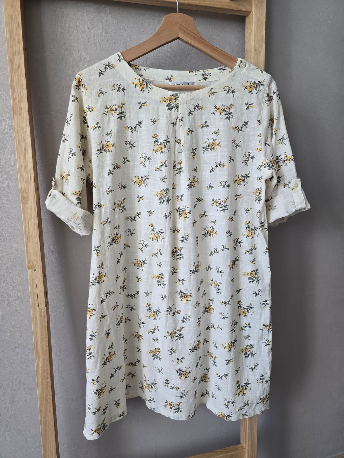 모리걸 플라워 코튼 튜닉 원피스 상품이미지5