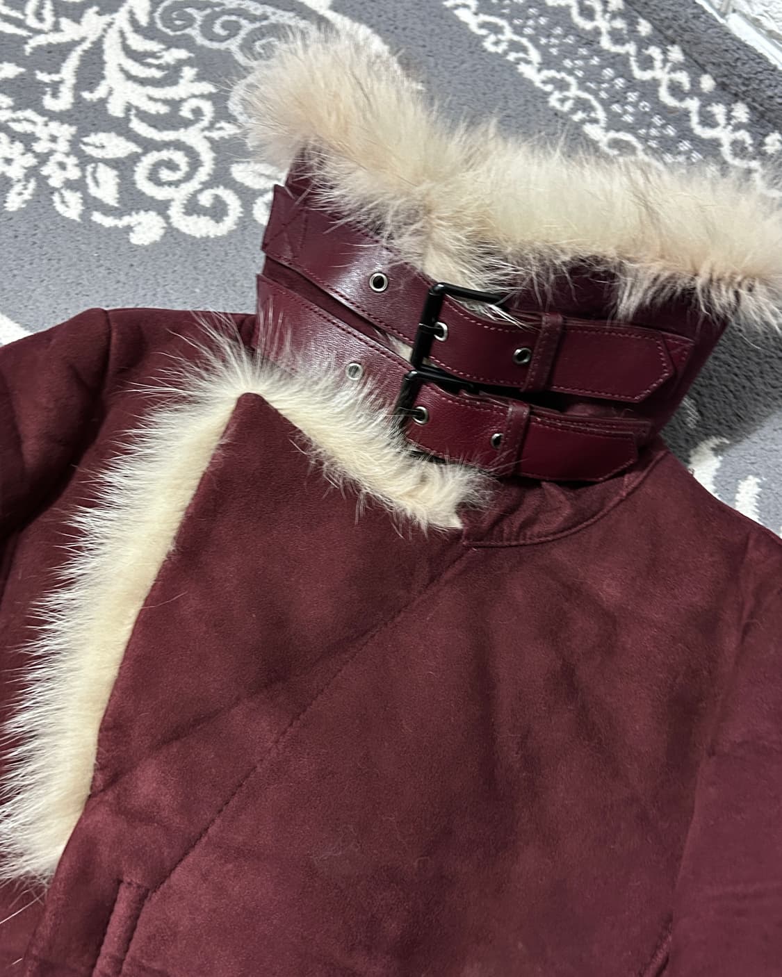 시슬리 여우 퍼 하이넥 자켓 상품이미지5