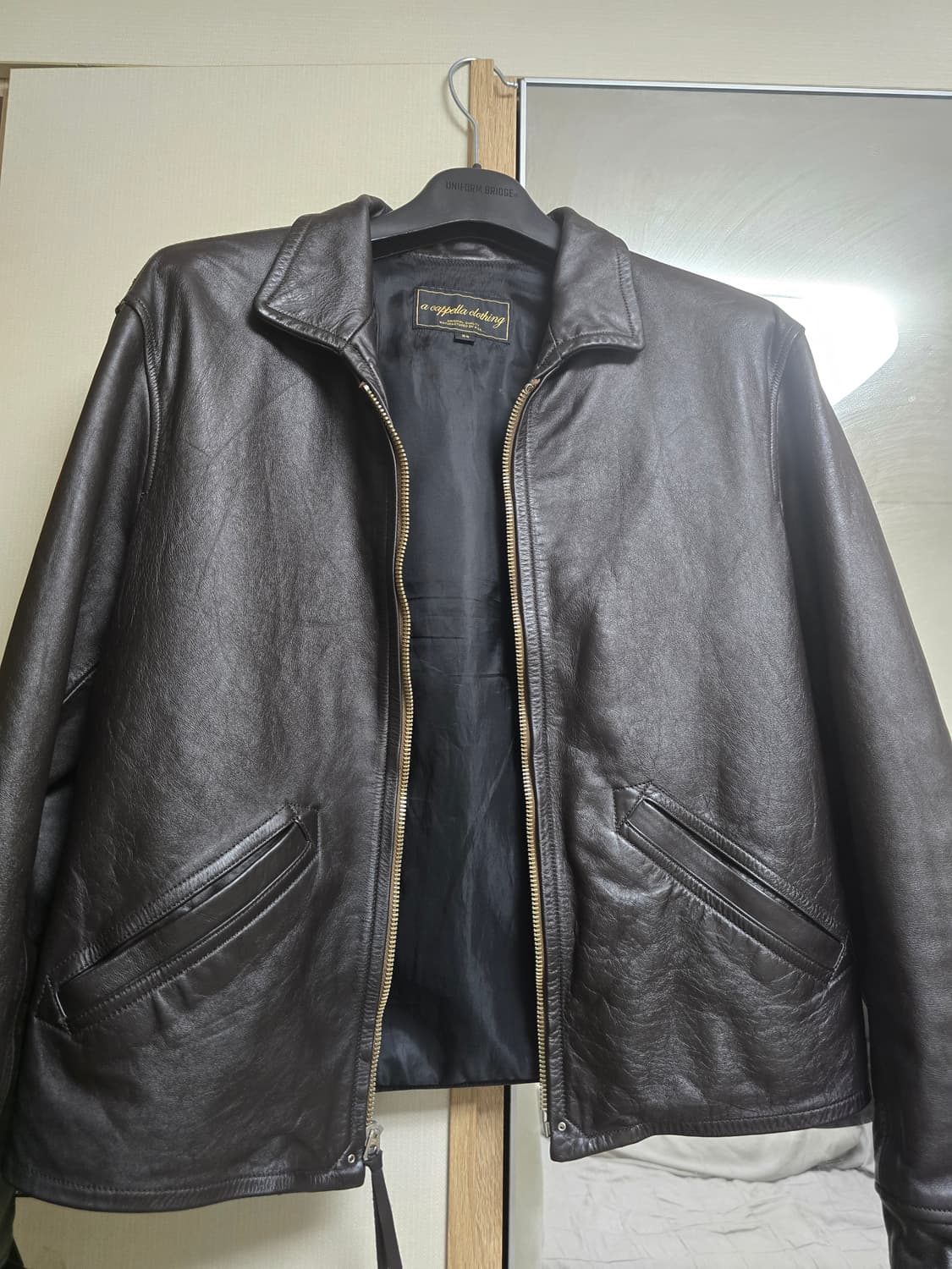 아카펠라클로딩 30s 스포츠자켓 44 브라운 상품이미지3