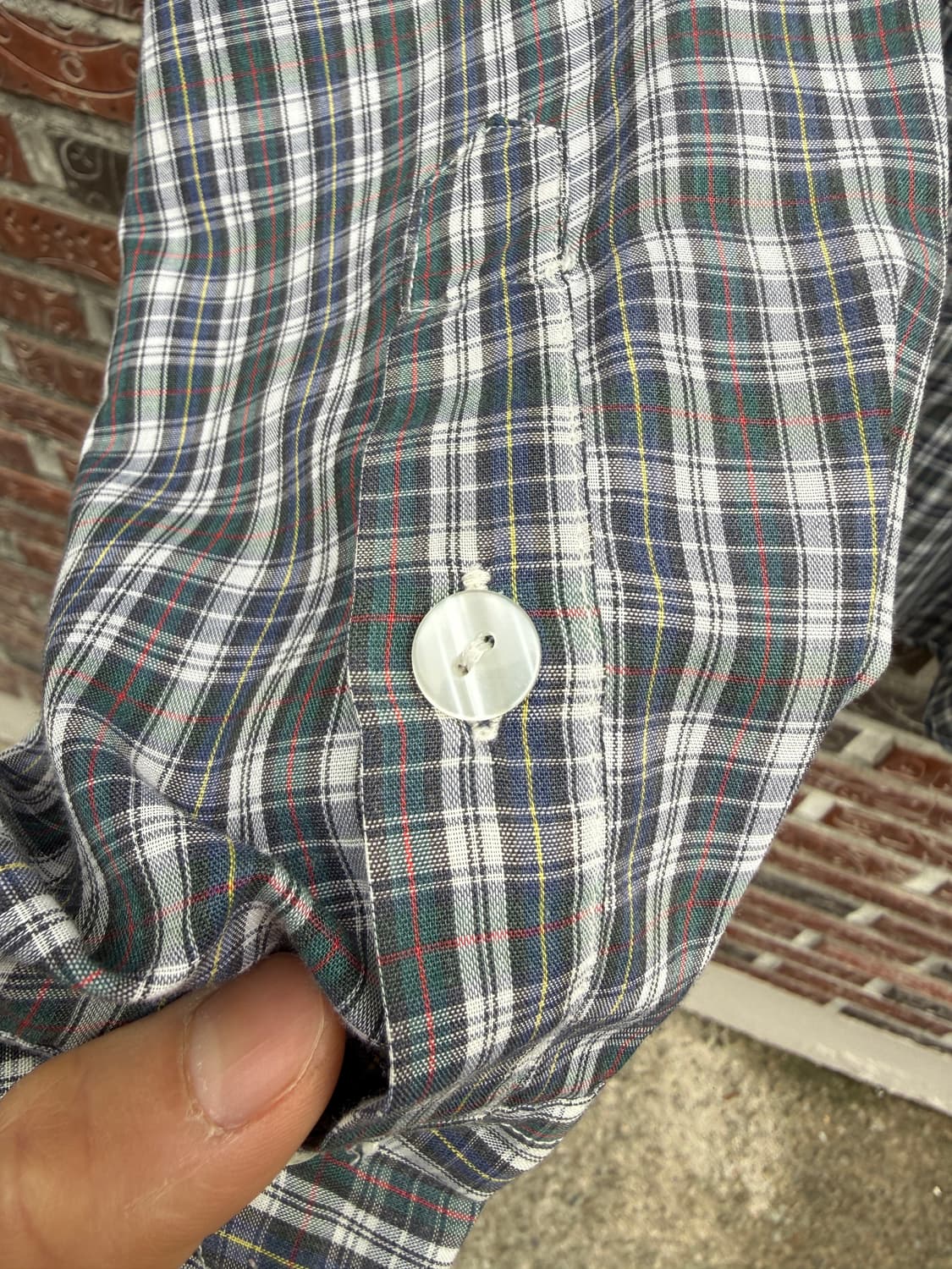 90s 올드 스투시 플레이드 체크셔츠 상품이미지9