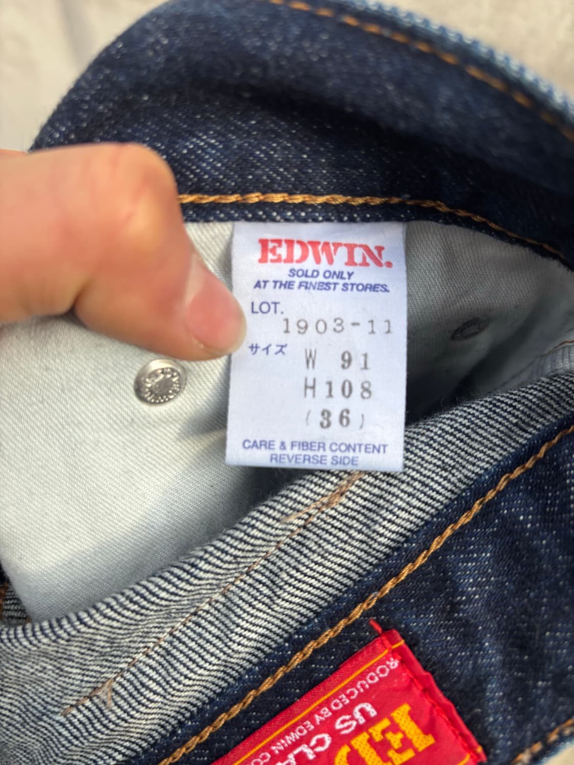 Edwin US Classic Straight Fit Denim Jean 상품이미지9