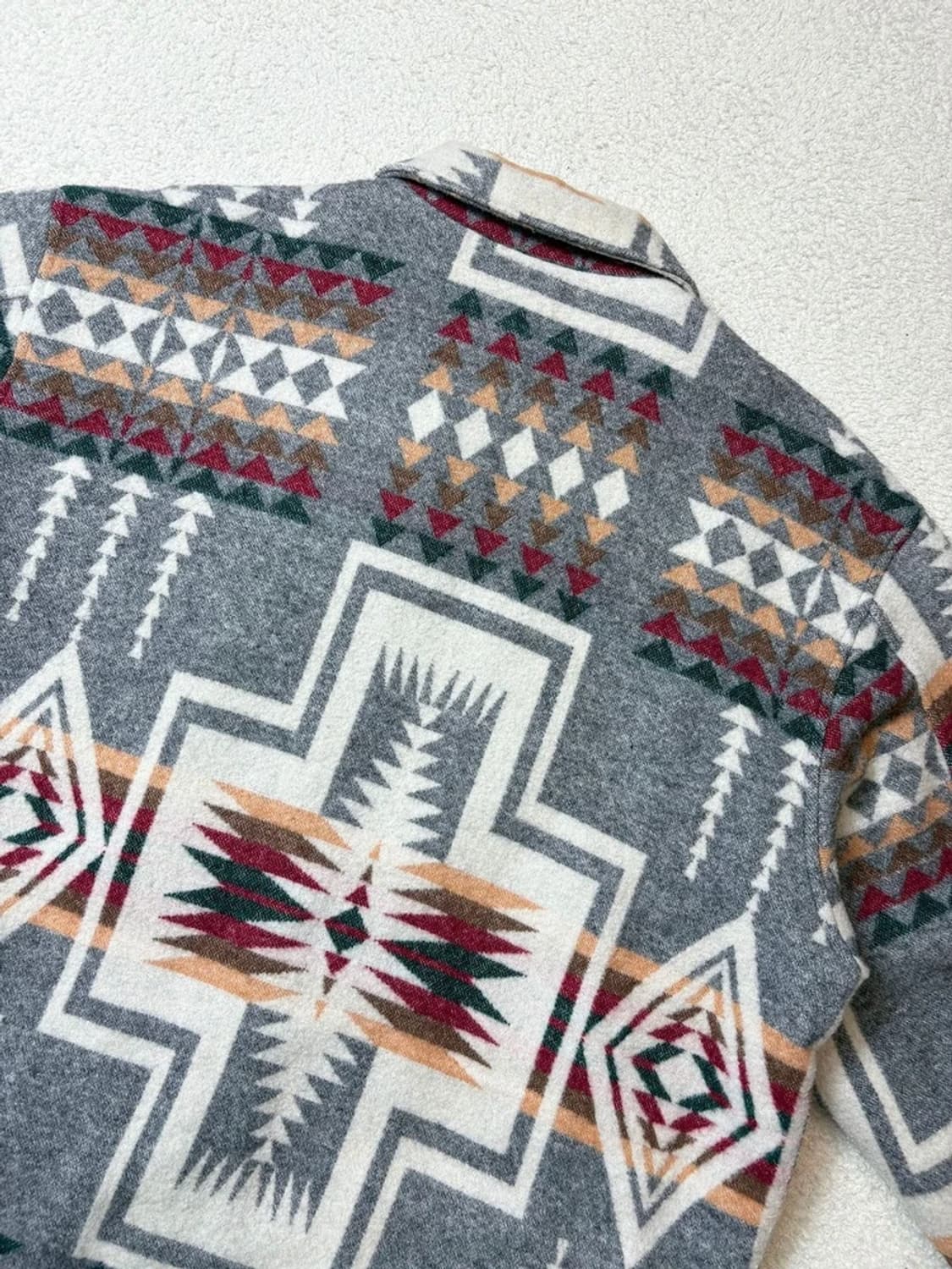 웨인 90's 울 아즈텍 나바호 누빔 셔츠 자켓 PN6485 상품이미지7