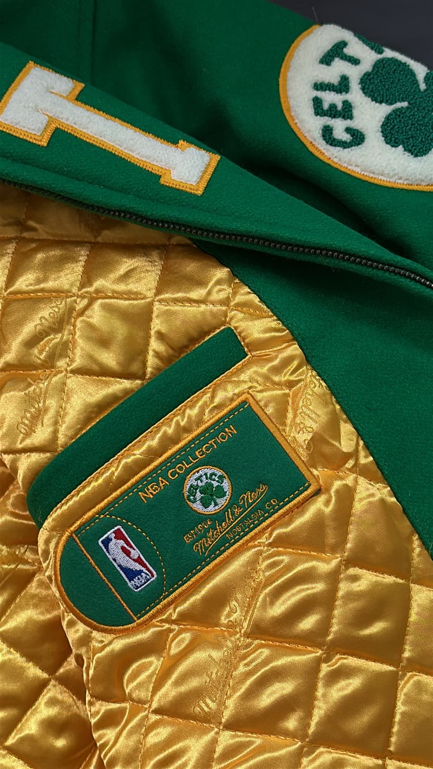 2XL) 미첼앤네스 보스턴셀틱스 바시티 자켓 상품이미지2