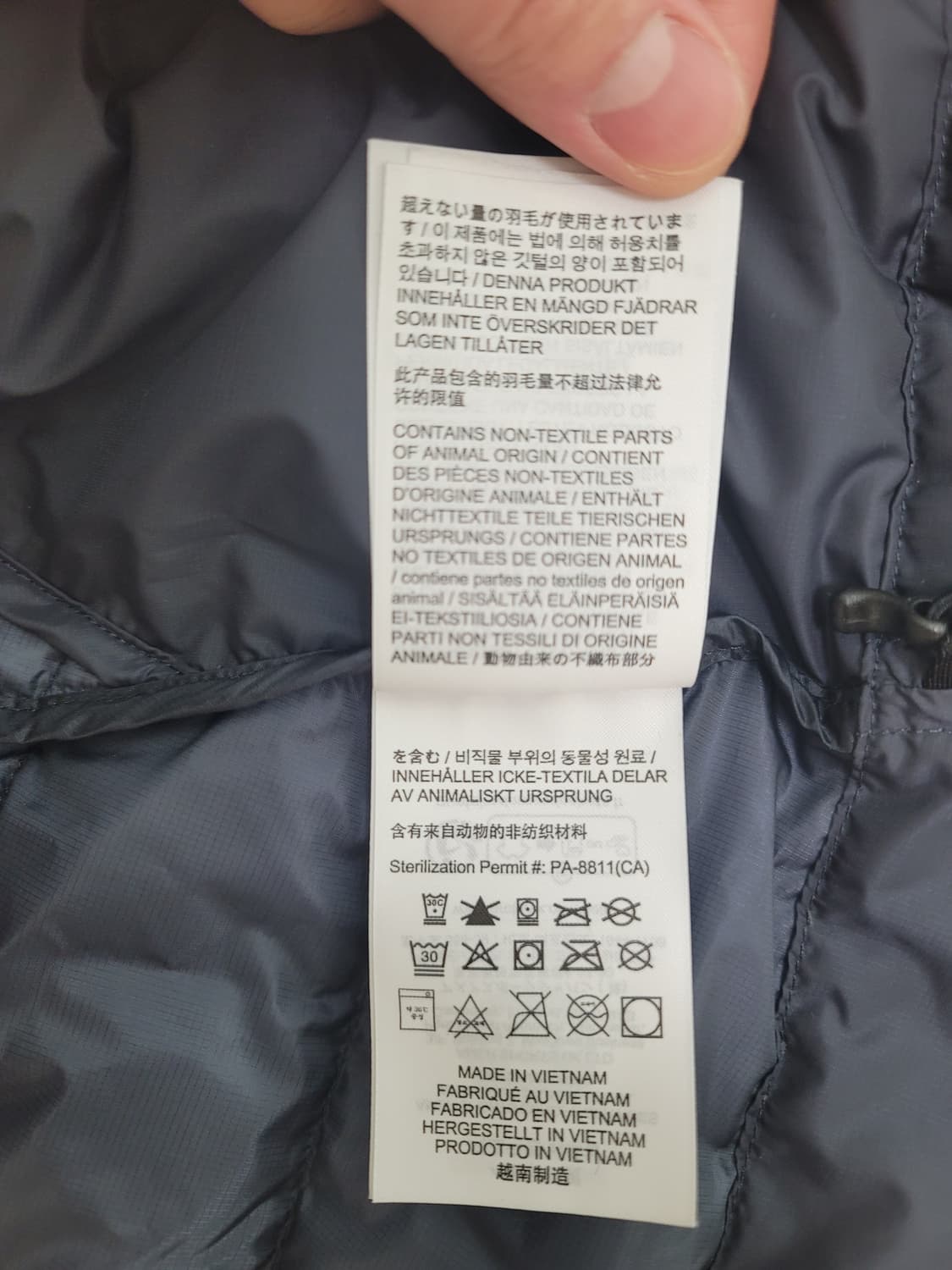 [M 새상품] 아크테릭스 세륨 논후디 블랙사파이어 M사이즈 #토륨 상품이미지8