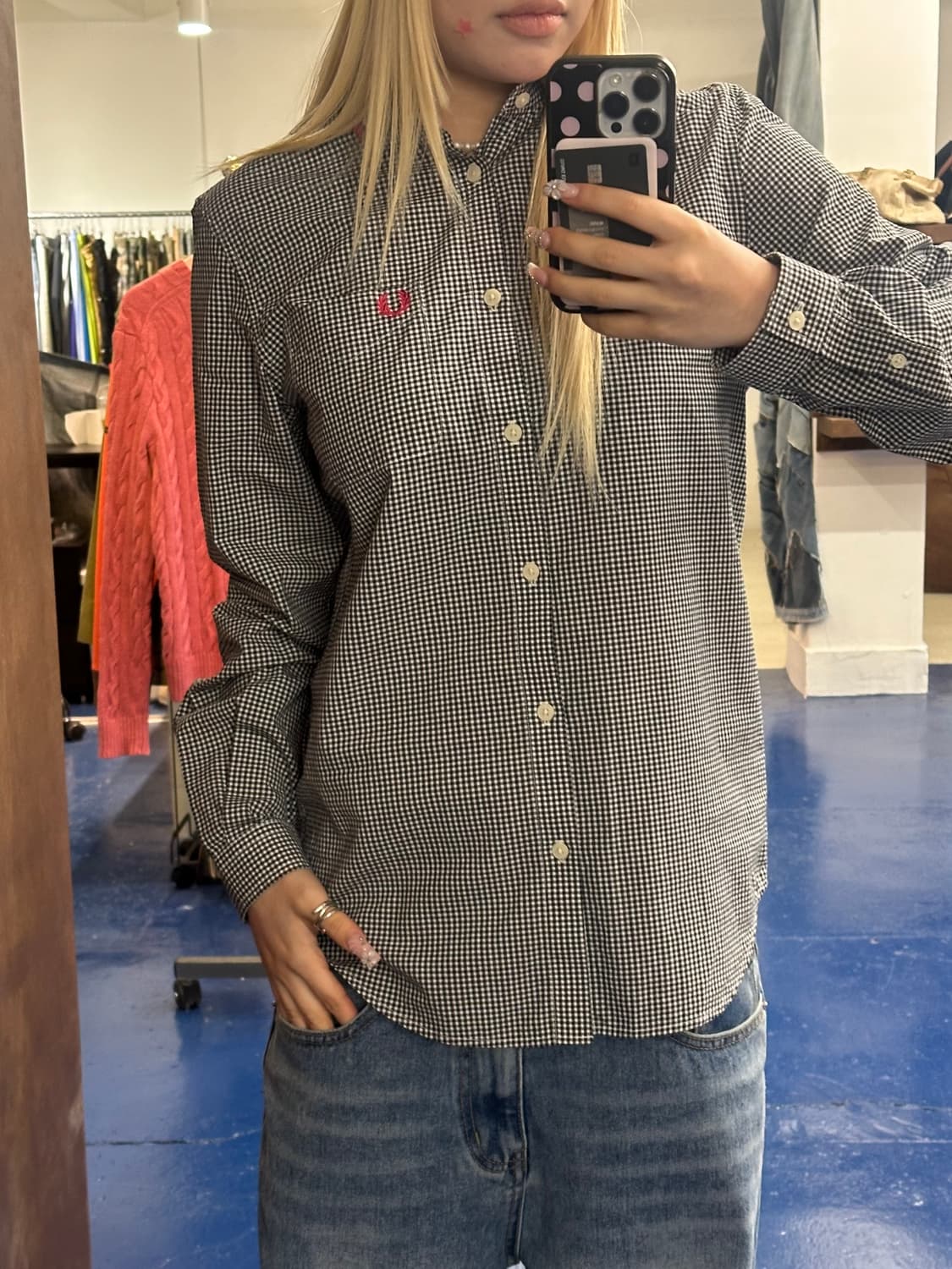 Fred perry 프레드페리 체크셔츠 상품이미지1