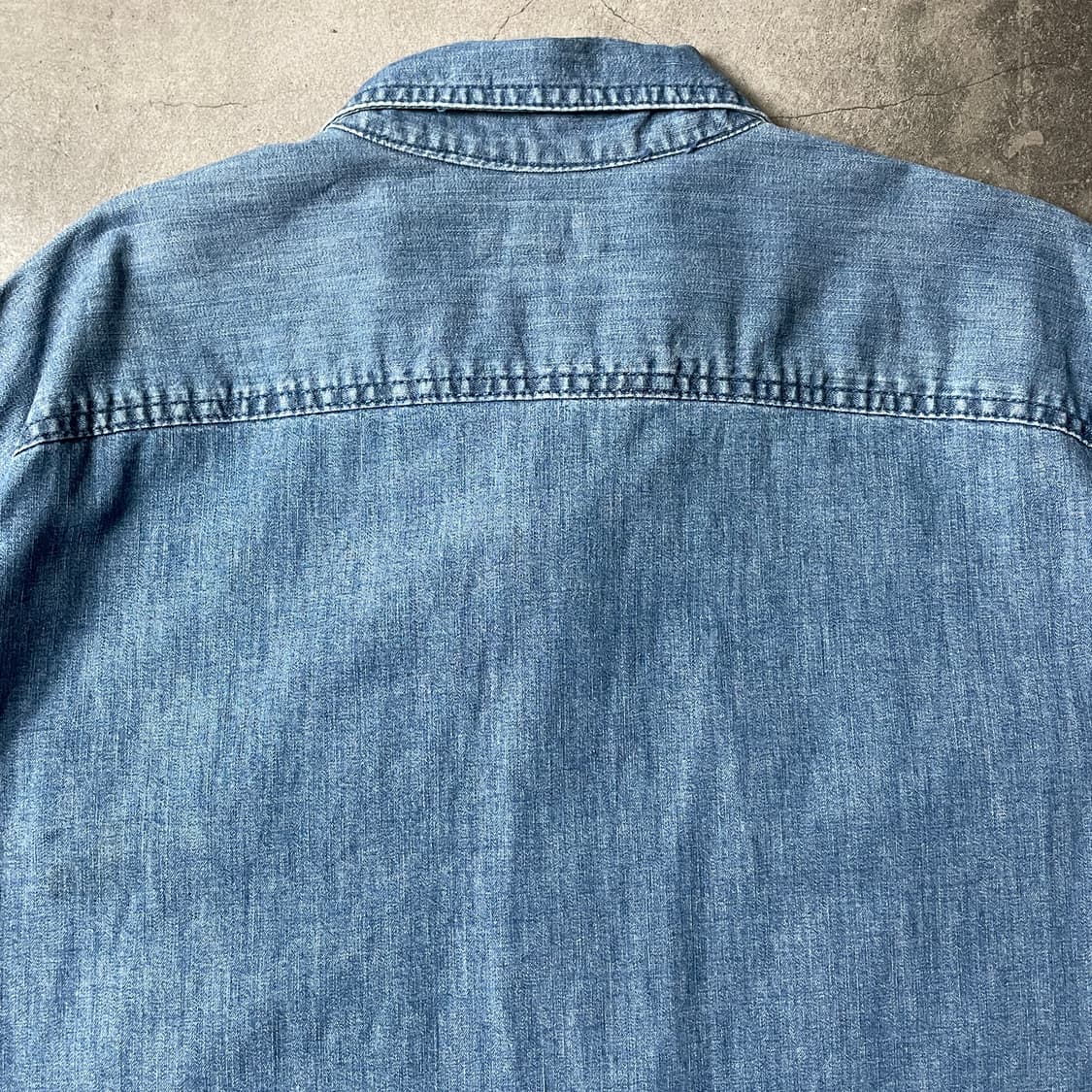 WRANGLER 랭글러 빈티지 데님 코튼 셔츠 A00470 상품이미지6